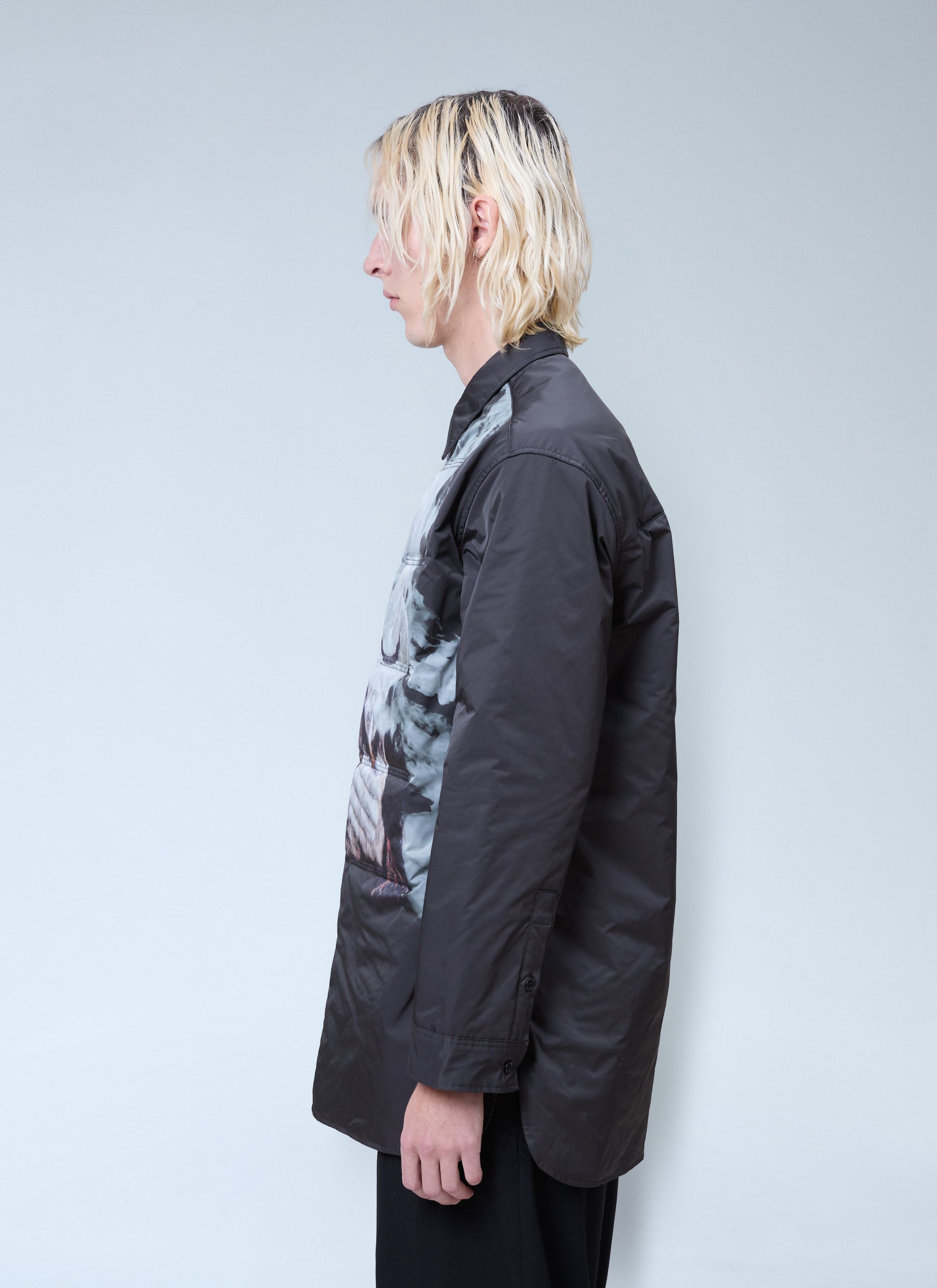 Yohji Yamamoto Men Printed Padded Shirt YOHJI YAMAMOTO