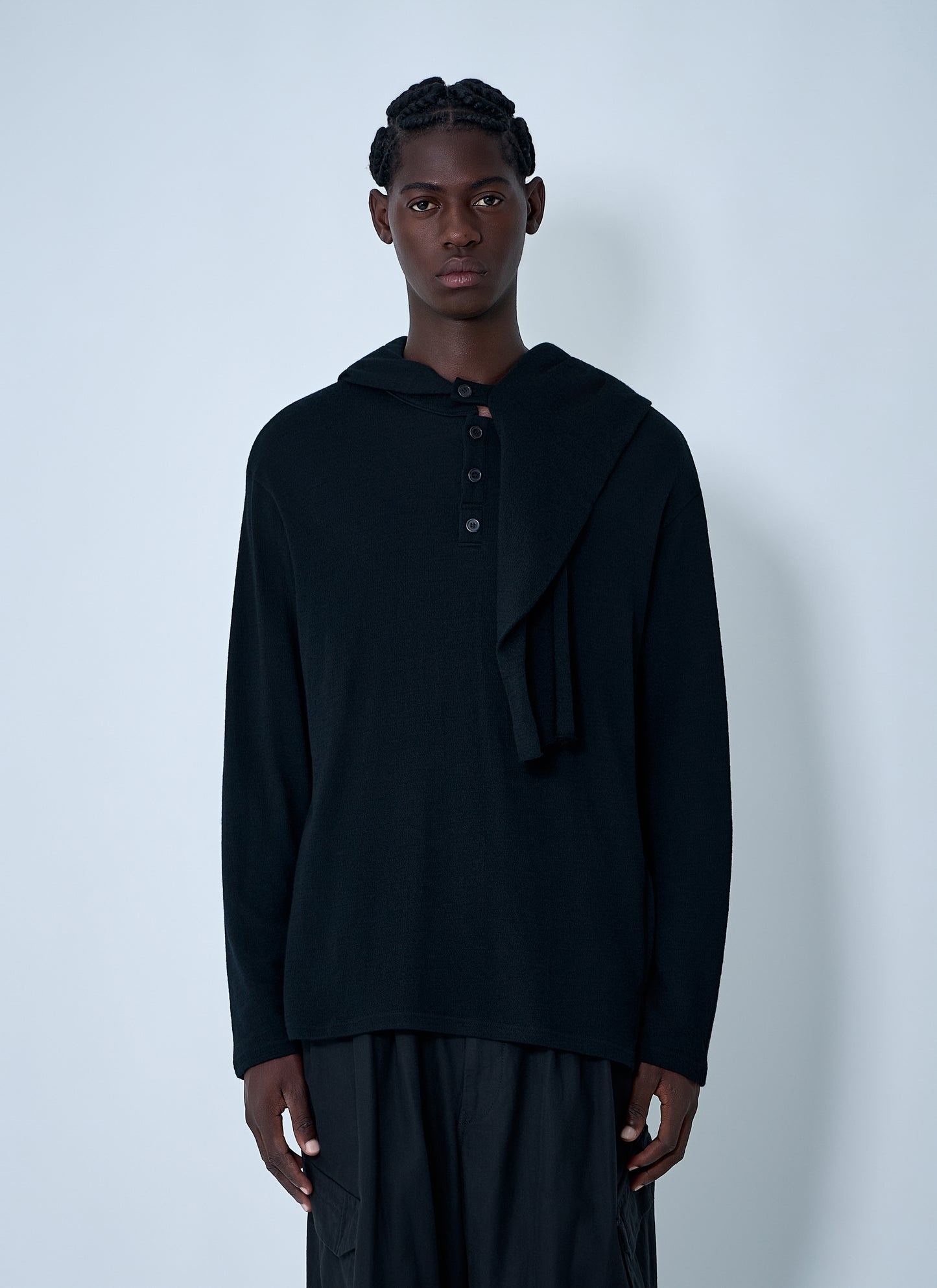 Yohji Yamamoto Men Hooded Sweater YOHJI YAMAMOTO
