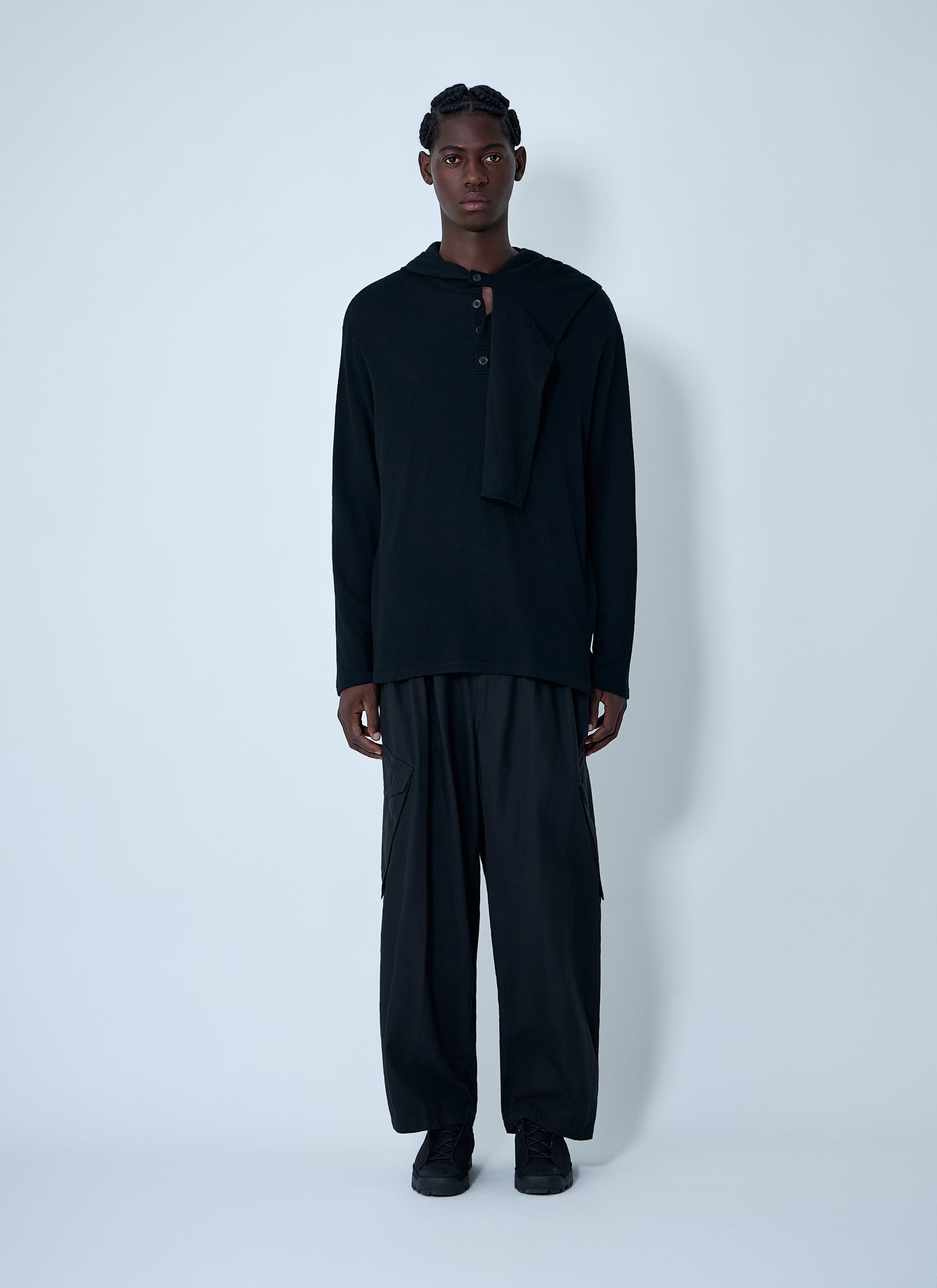 Yohji Yamamoto Men Hooded Sweater YOHJI YAMAMOTO