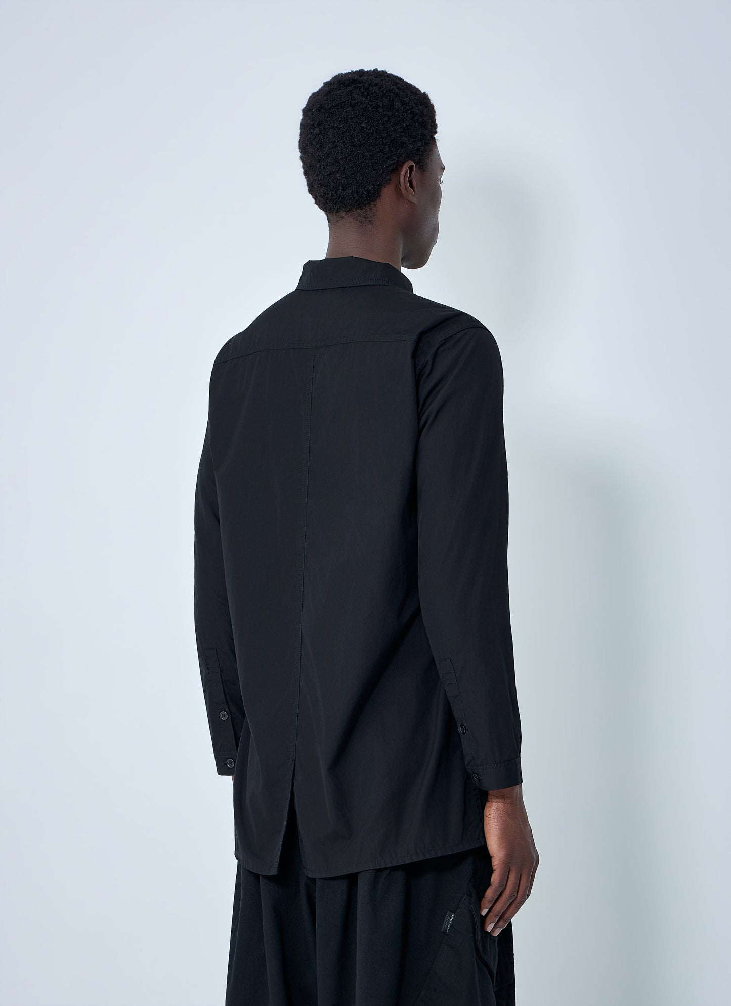 Yohji Yamamoto Men Chain Stitch Broad Zip Open Blouse YOHJI YAMAMOTO