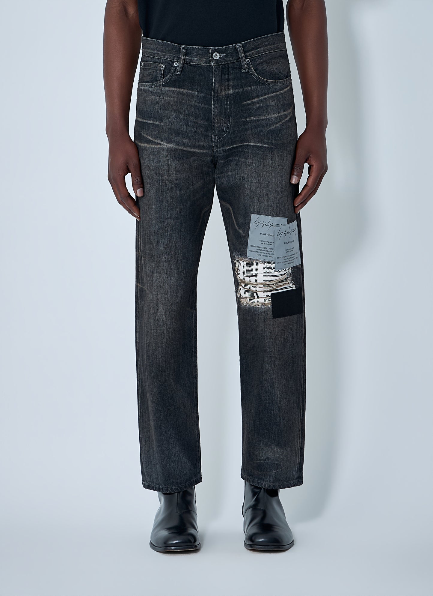 Yohji Yamamoto Men X Neighborhood Savage Denim Dp Basic Jeans YOHJI YAMAMOTO