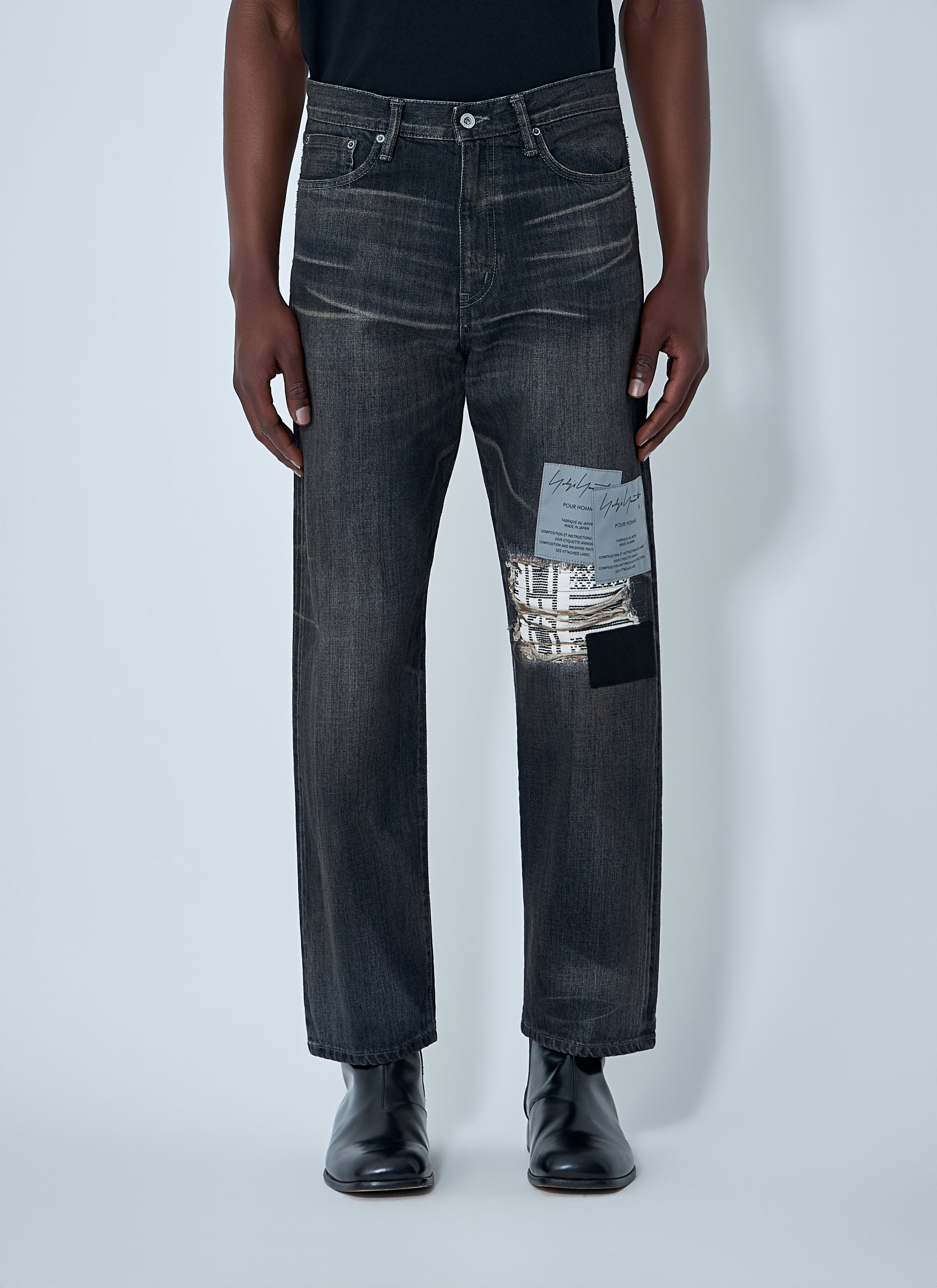 Yohji Yamamoto Men X Neighborhood Savage Denim Dp Basic Jeans YOHJI YAMAMOTO