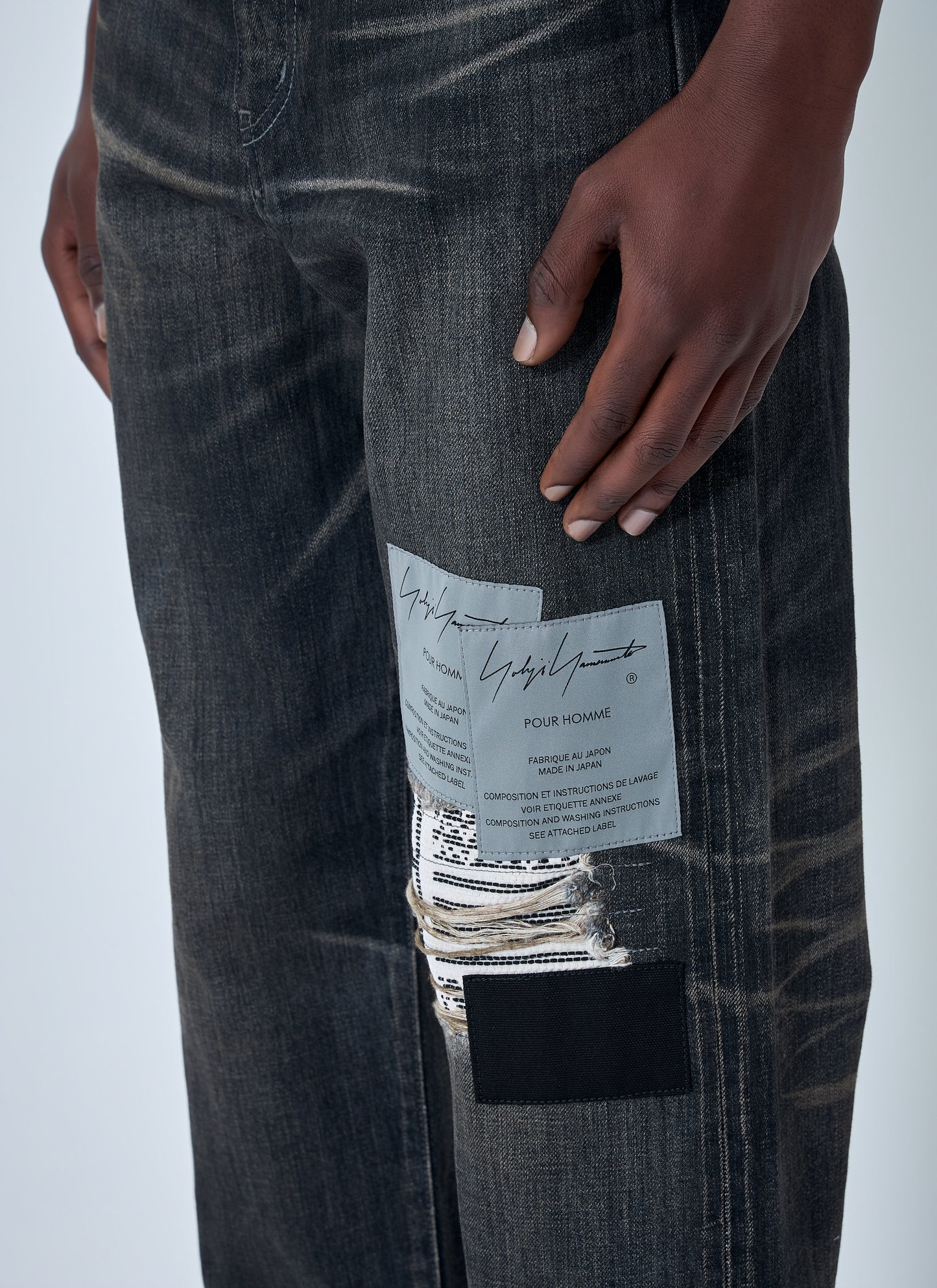 Yohji Yamamoto Men X Neighborhood Savage Denim Dp Basic Jeans YOHJI YAMAMOTO
