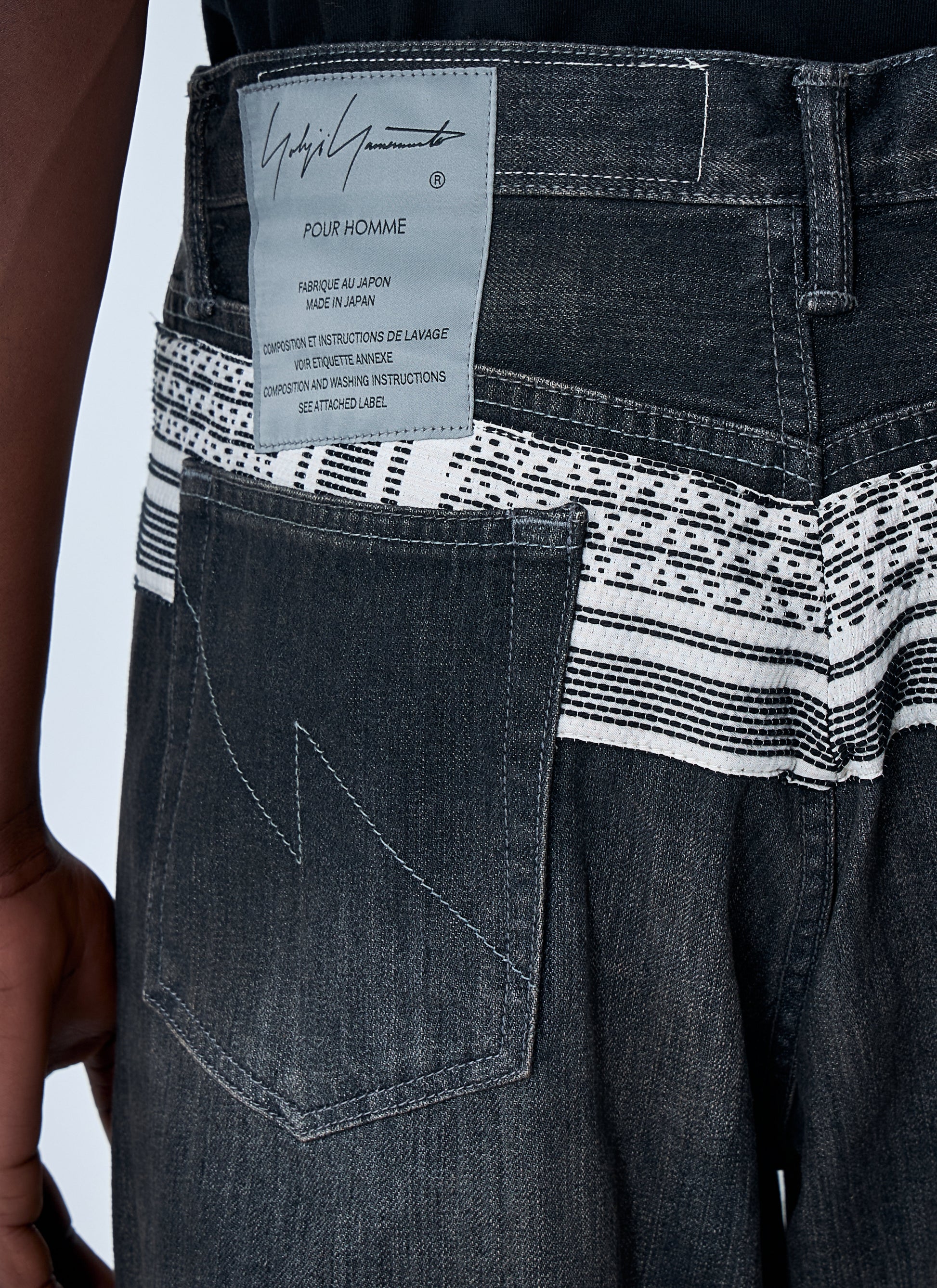 Yohji Yamamoto Men X Neighborhood Savage Denim Dp Basic Jeans YOHJI YAMAMOTO