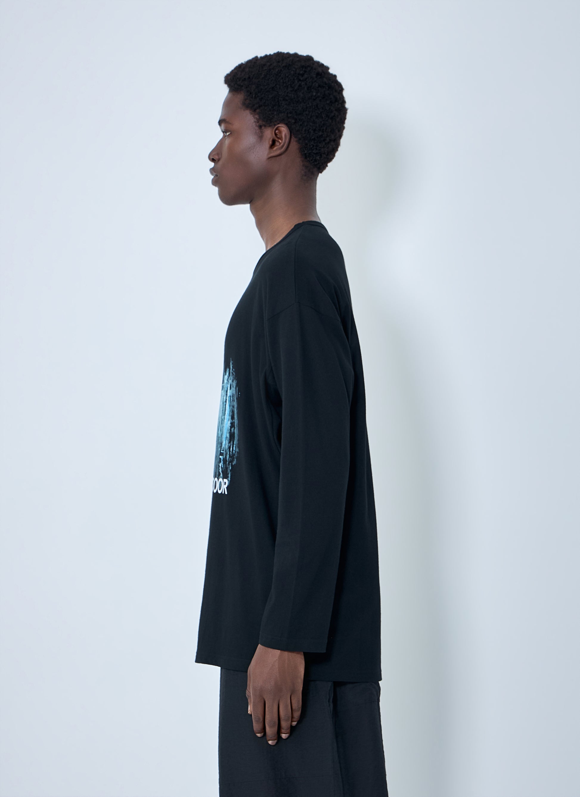Yohji Yamamoto Men Gusset Long Sleeve T-Shirt YOHJI YAMAMOTO