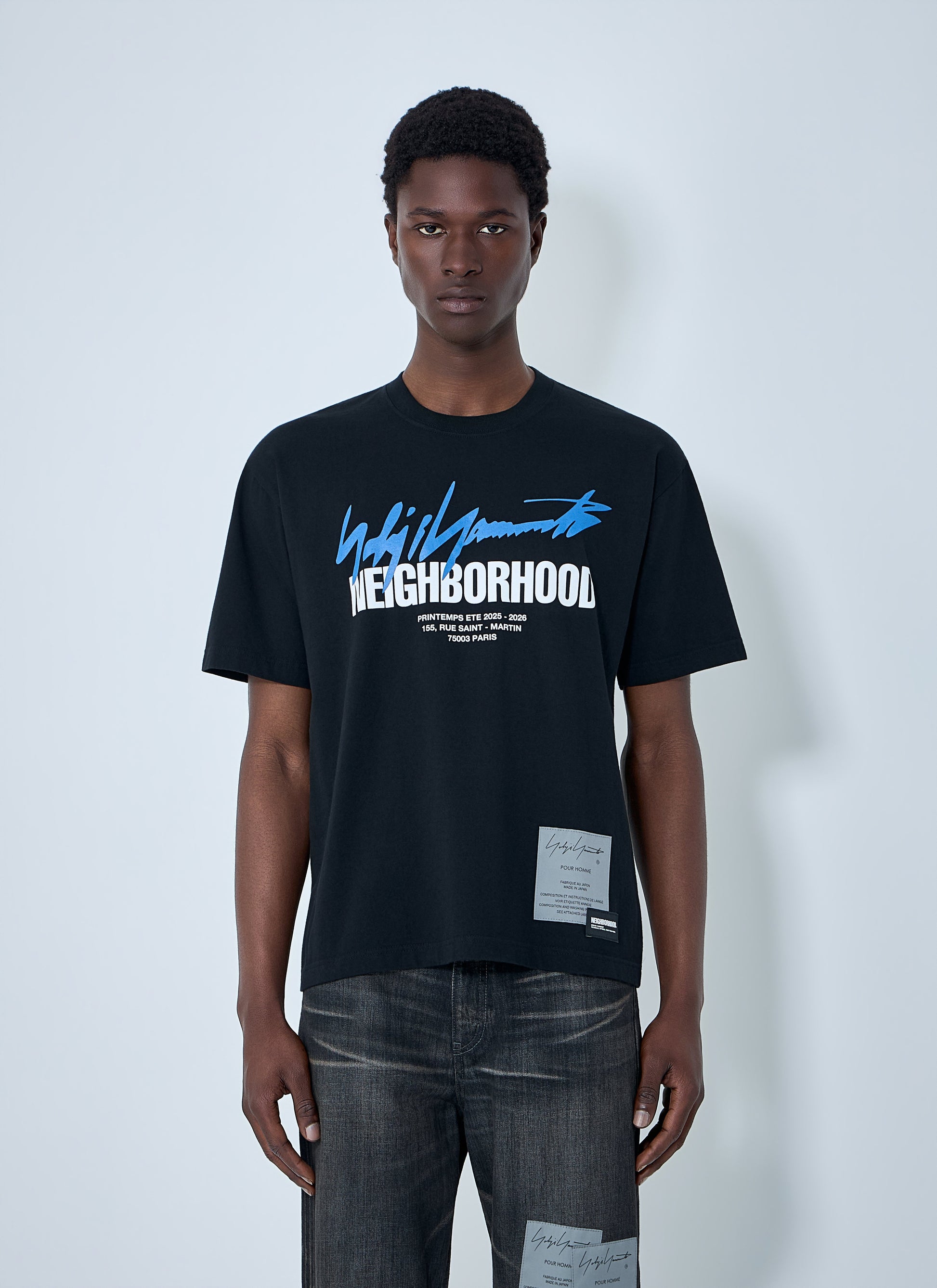Yohji Yamamoto Men X Neighborhood Cotton T-Shirt YOHJI YAMAMOTO