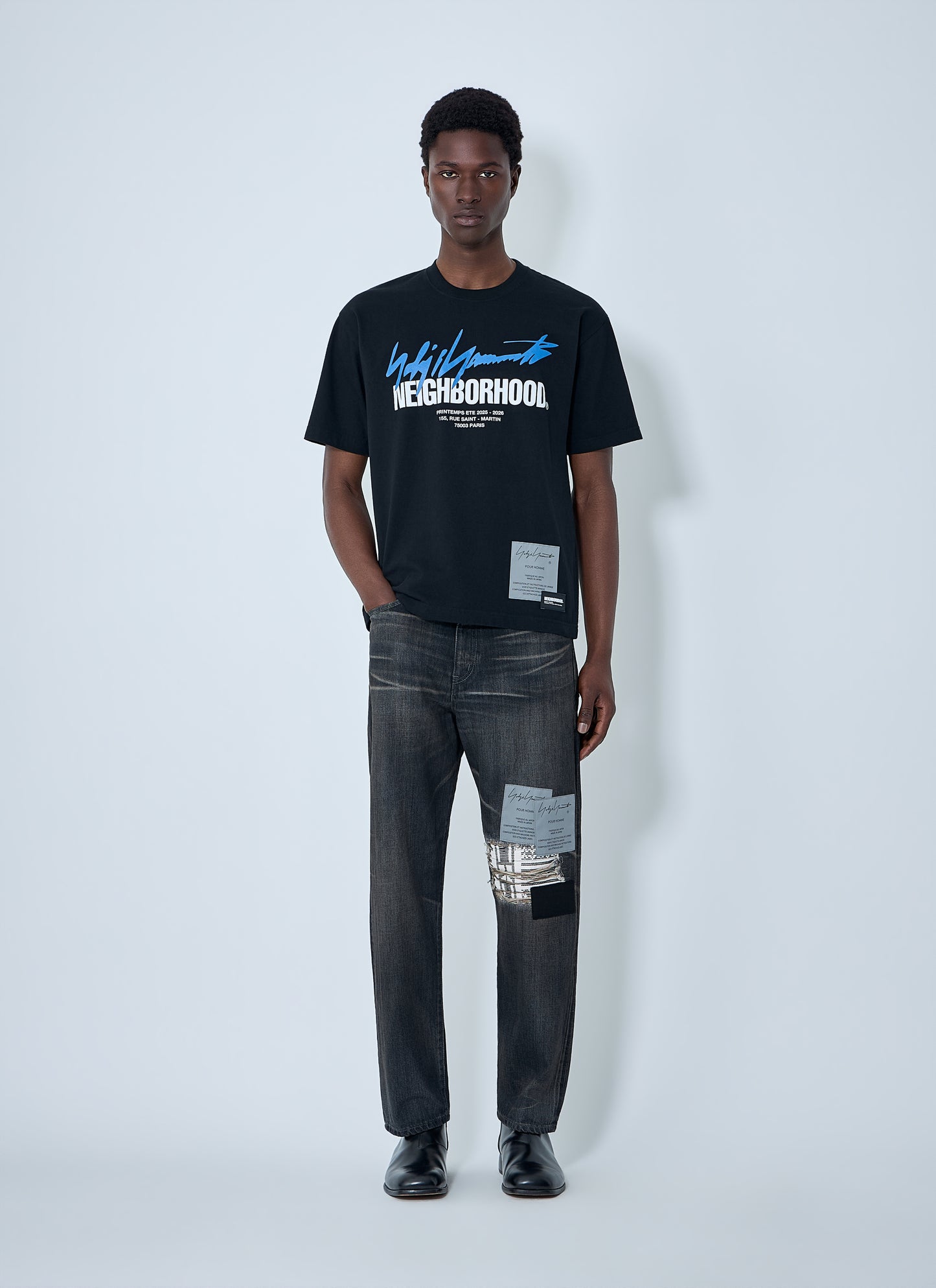 Yohji Yamamoto Men X Neighborhood Cotton T-Shirt YOHJI YAMAMOTO
