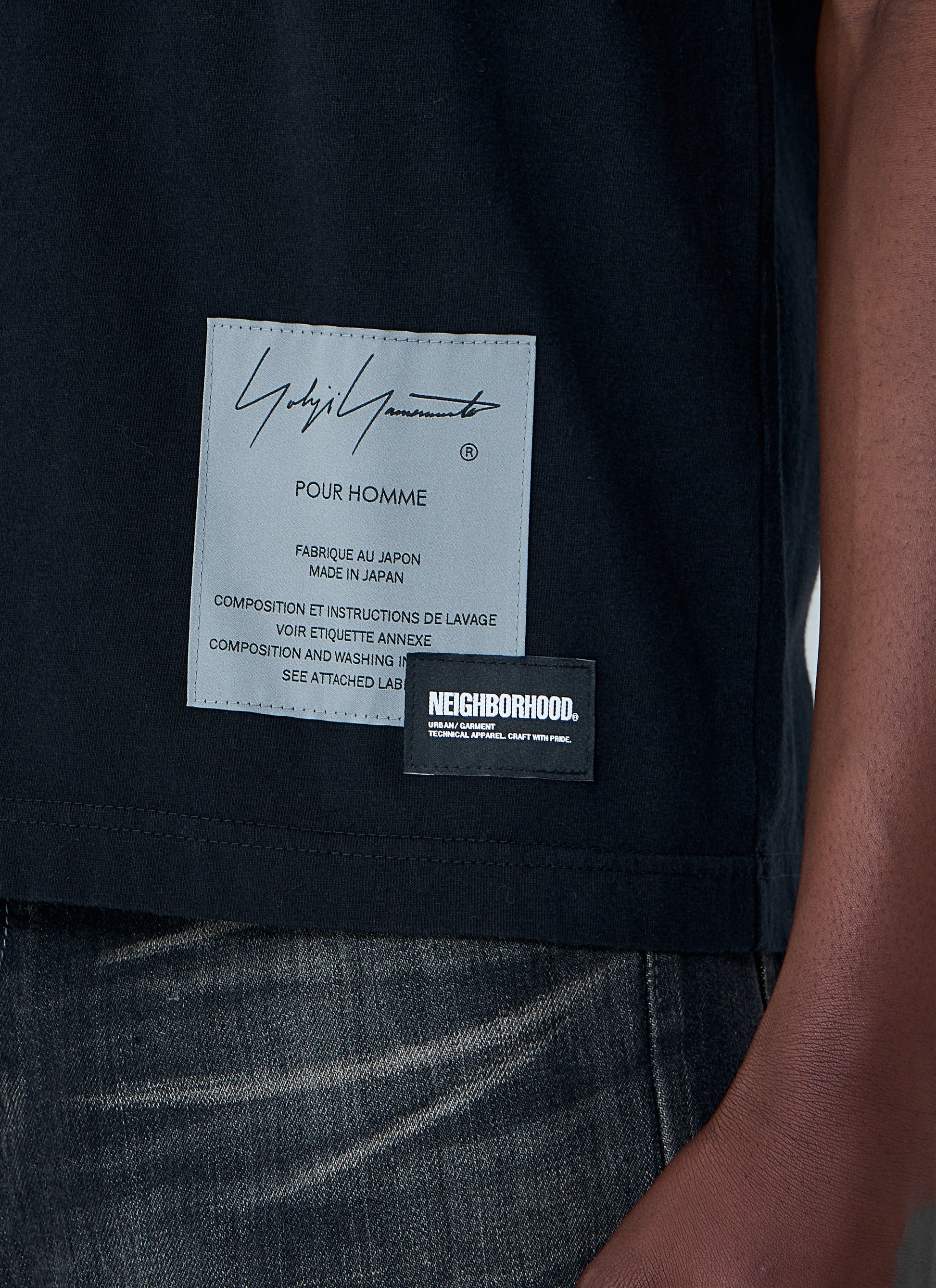 Yohji Yamamoto Men X Neighborhood Cotton T-Shirt YOHJI YAMAMOTO
