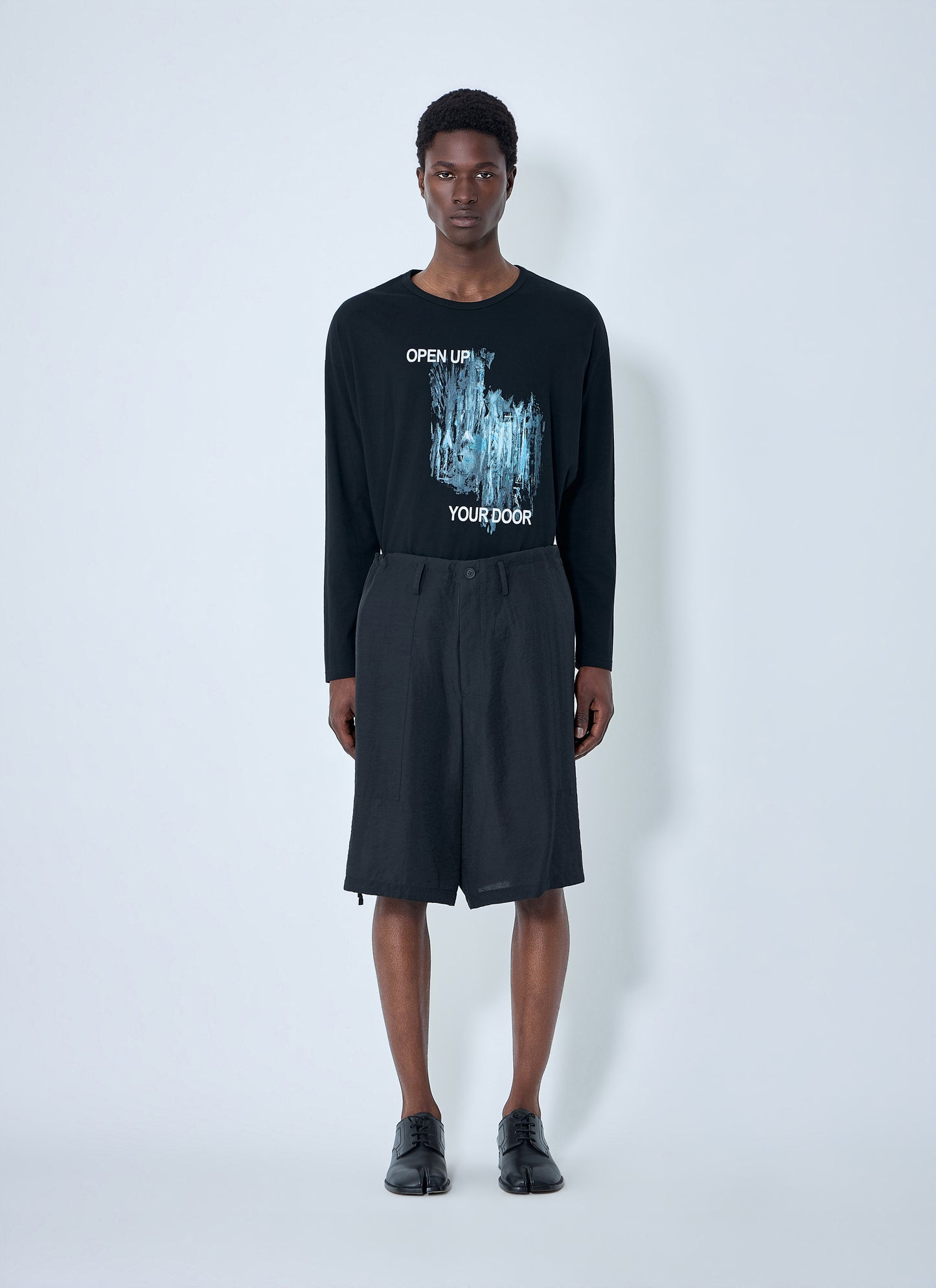 Yohji Yamamoto Men Drawstring Hem Shorts YOHJI YAMAMOTO