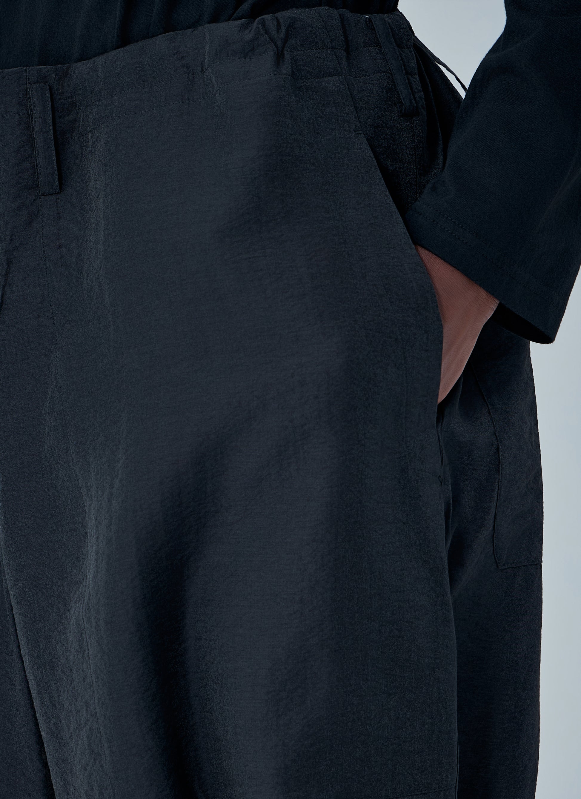 Yohji Yamamoto Men Drawstring Hem Shorts YOHJI YAMAMOTO