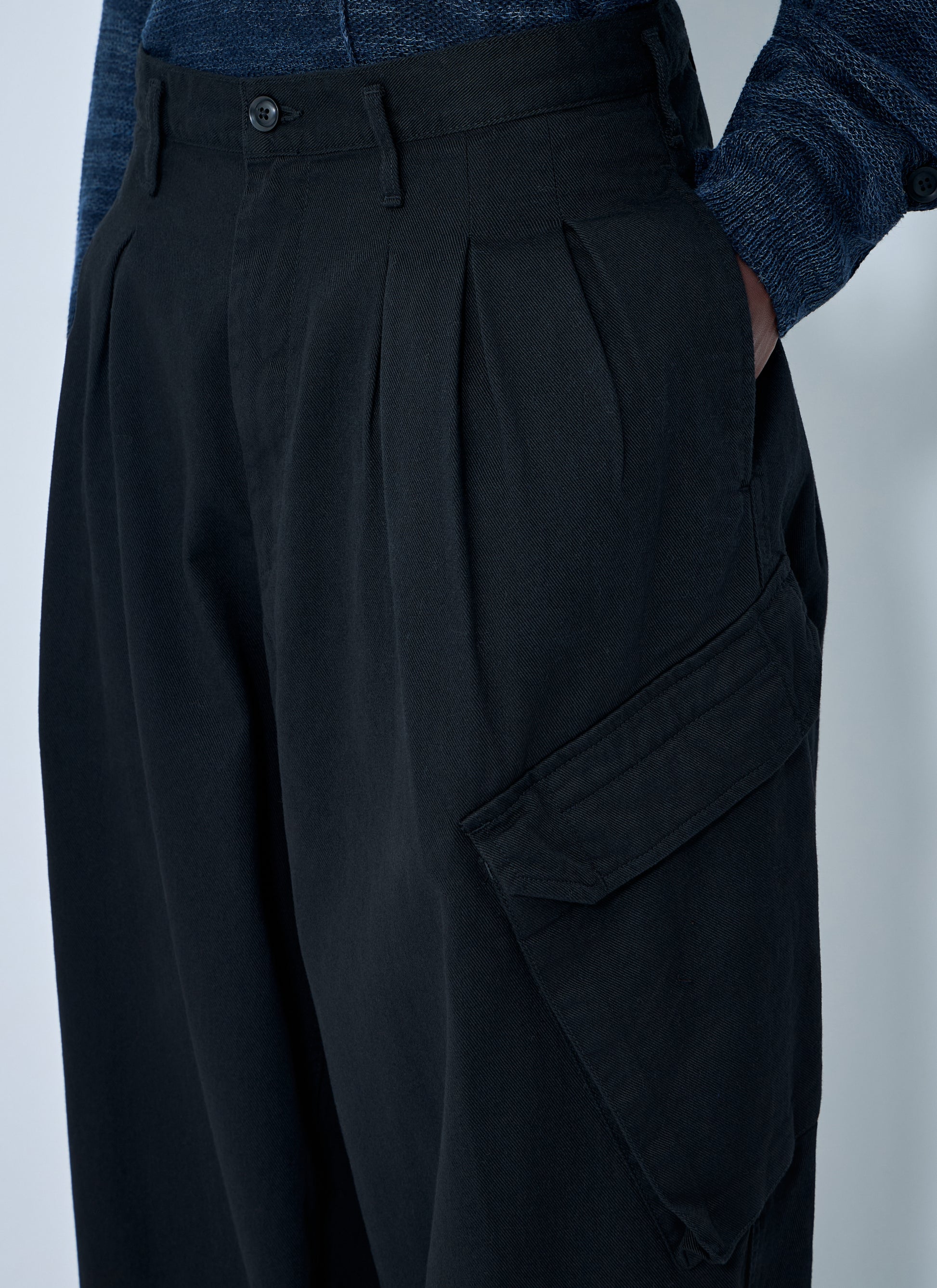 Yohji Yamamoto Men 12 Tucks Work Pants YOHJI YAMAMOTO