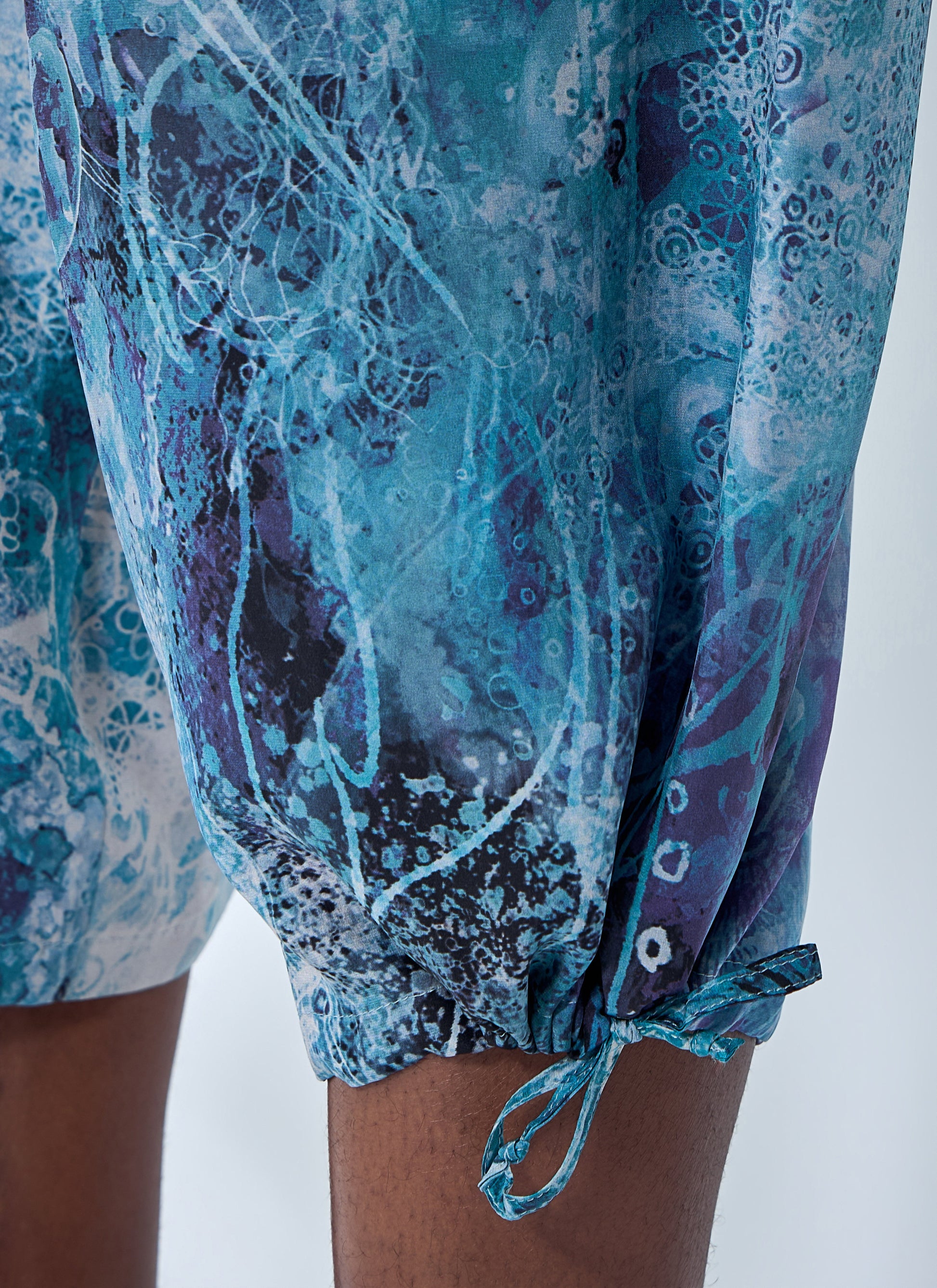 Yohji Yamamoto Men Drawstring Cropped Shorts YOHJI YAMAMOTO