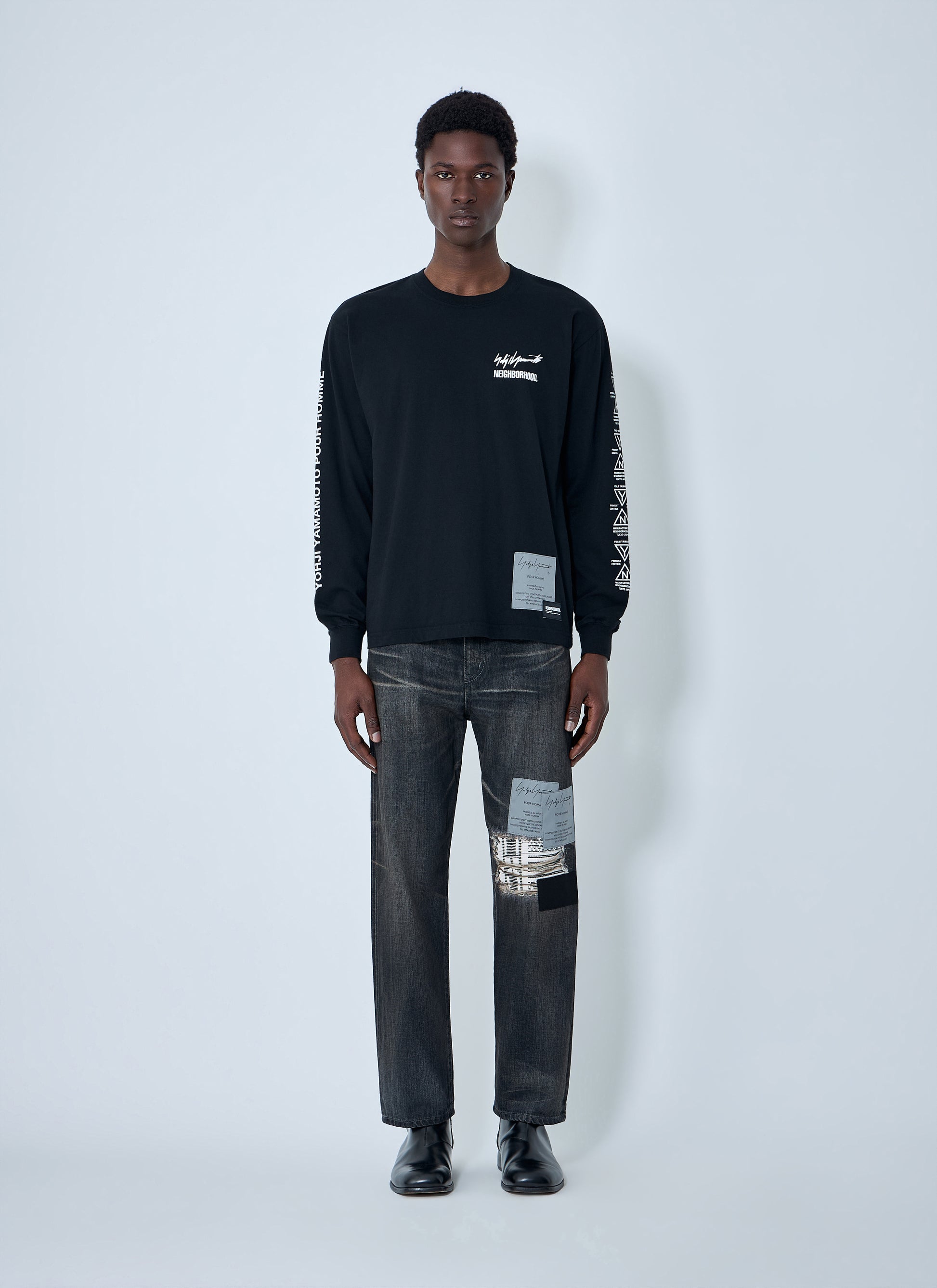 Yohji Yamamoto Men X Neighborhood Long-Sleeve T-Shirt YOHJI YAMAMOTO