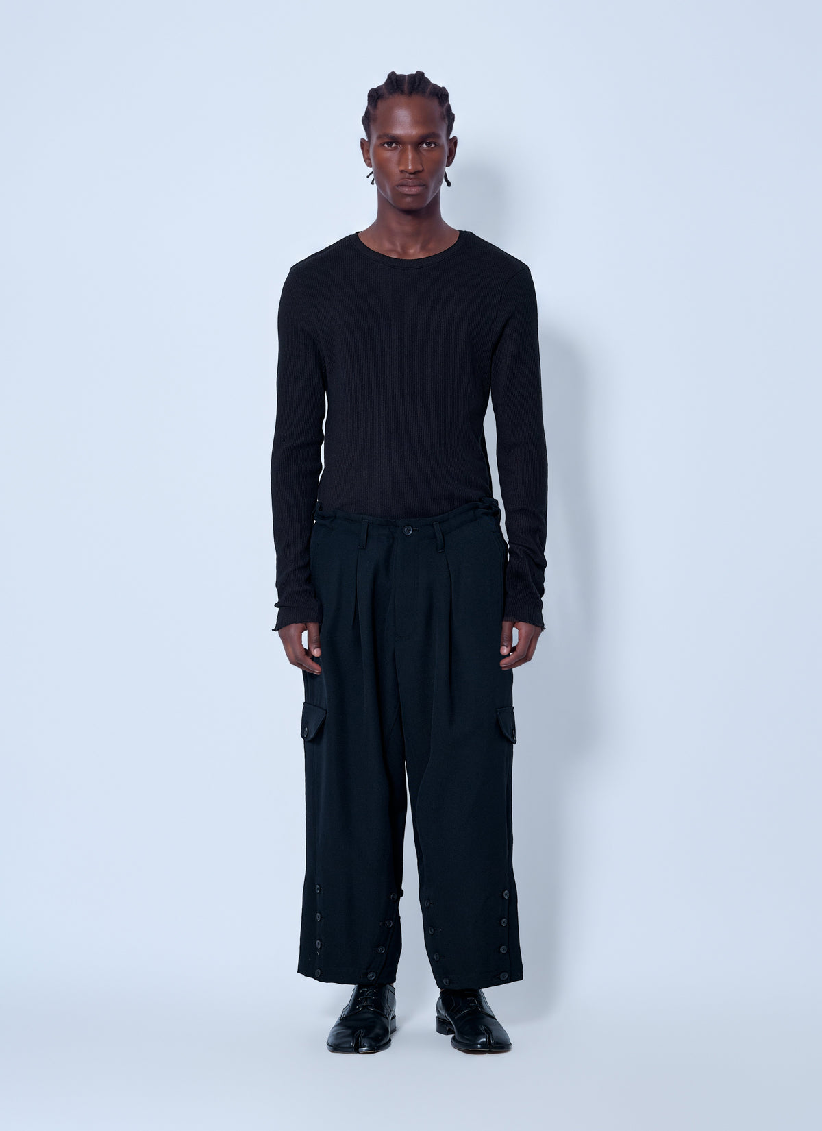 Yohji Yamamoto Men Hem Button Pants YOHJI YAMAMOTO