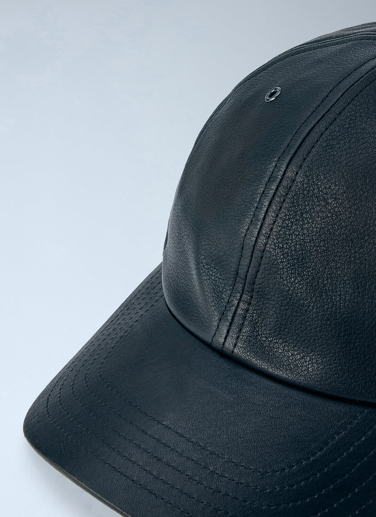 Yohji Yamamoto Men Leather Baseball Cap YOHJI YAMAMOTO