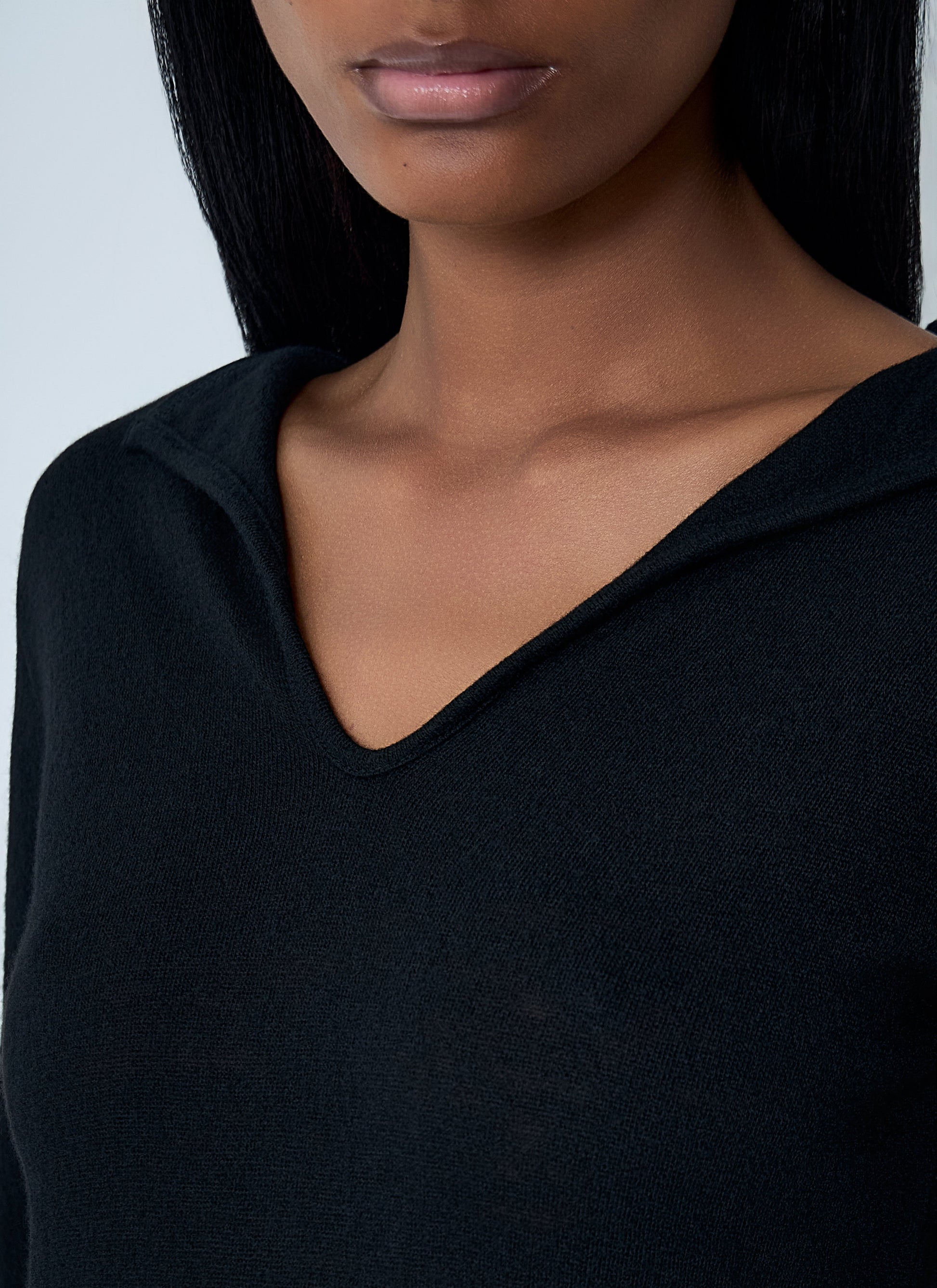 Yohji Yamamoto Women Lace-Up Wool Sweater YOHJI YAMAMOTO