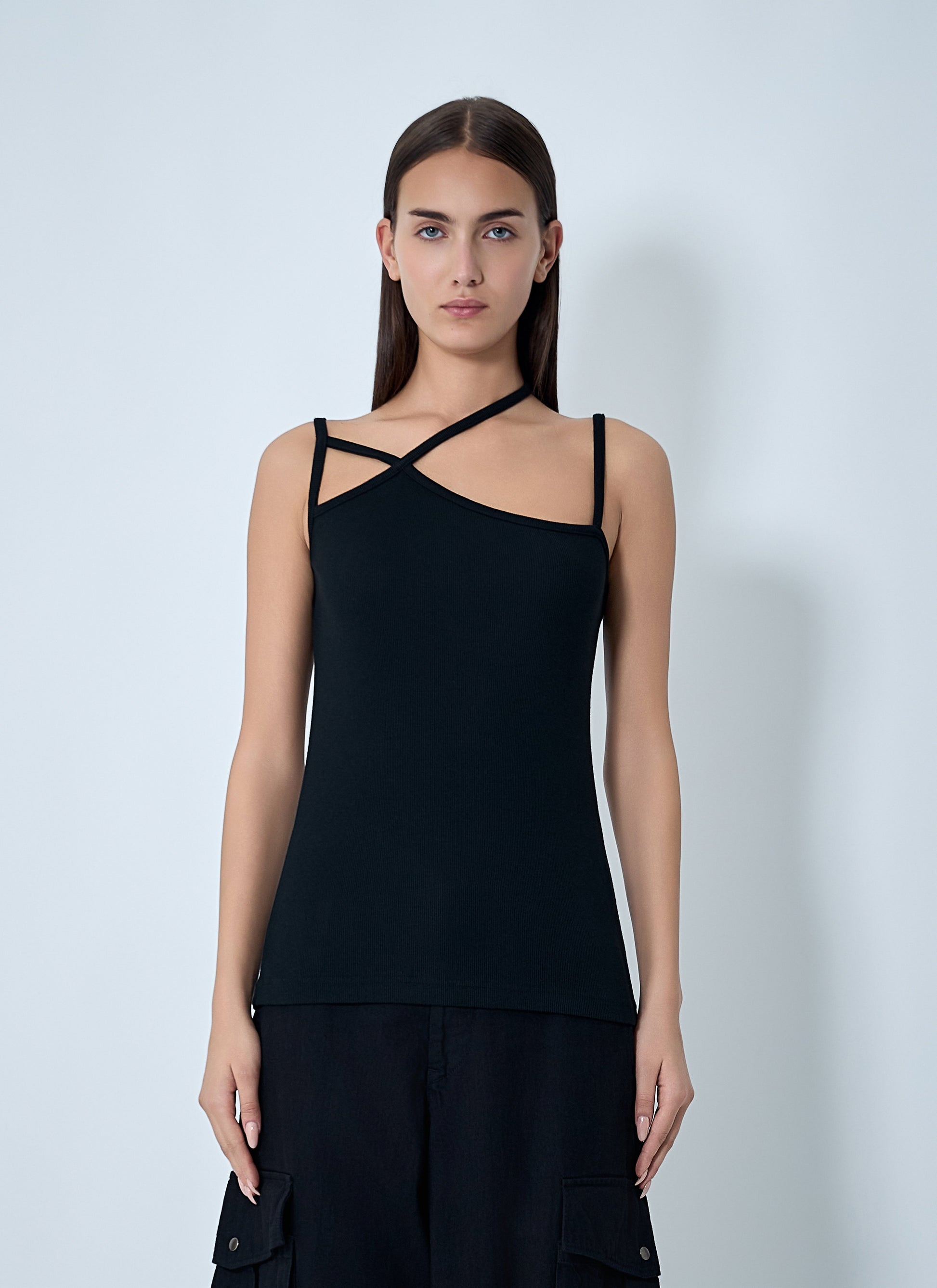 Yohji Yamamoto Women String Detail Camisole YOHJI YAMAMOTO