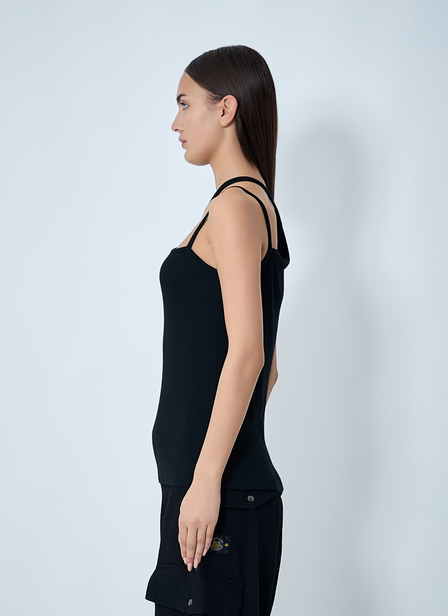 Yohji Yamamoto Women String Detail Camisole YOHJI YAMAMOTO