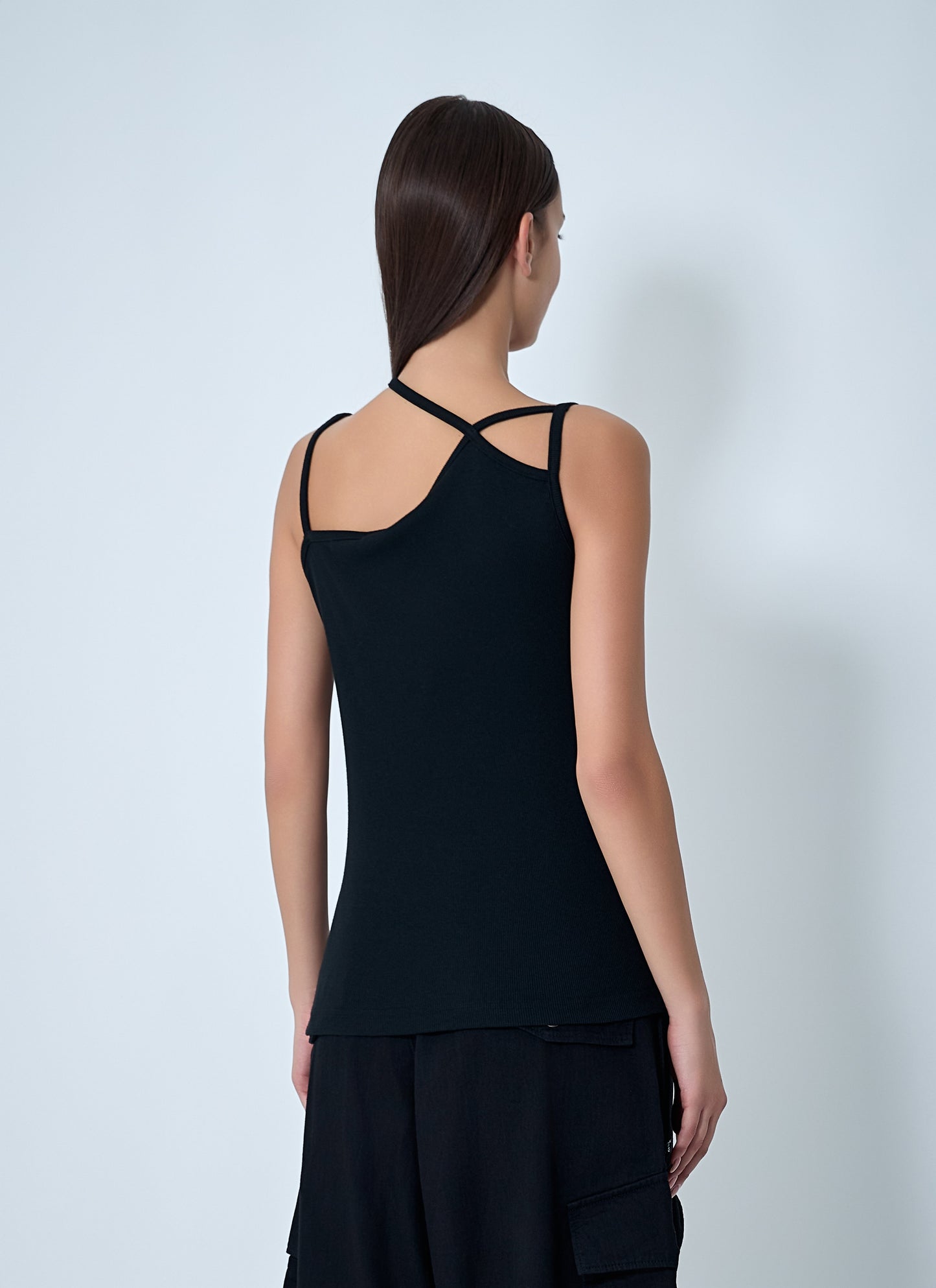 Yohji Yamamoto Women String Detail Camisole YOHJI YAMAMOTO