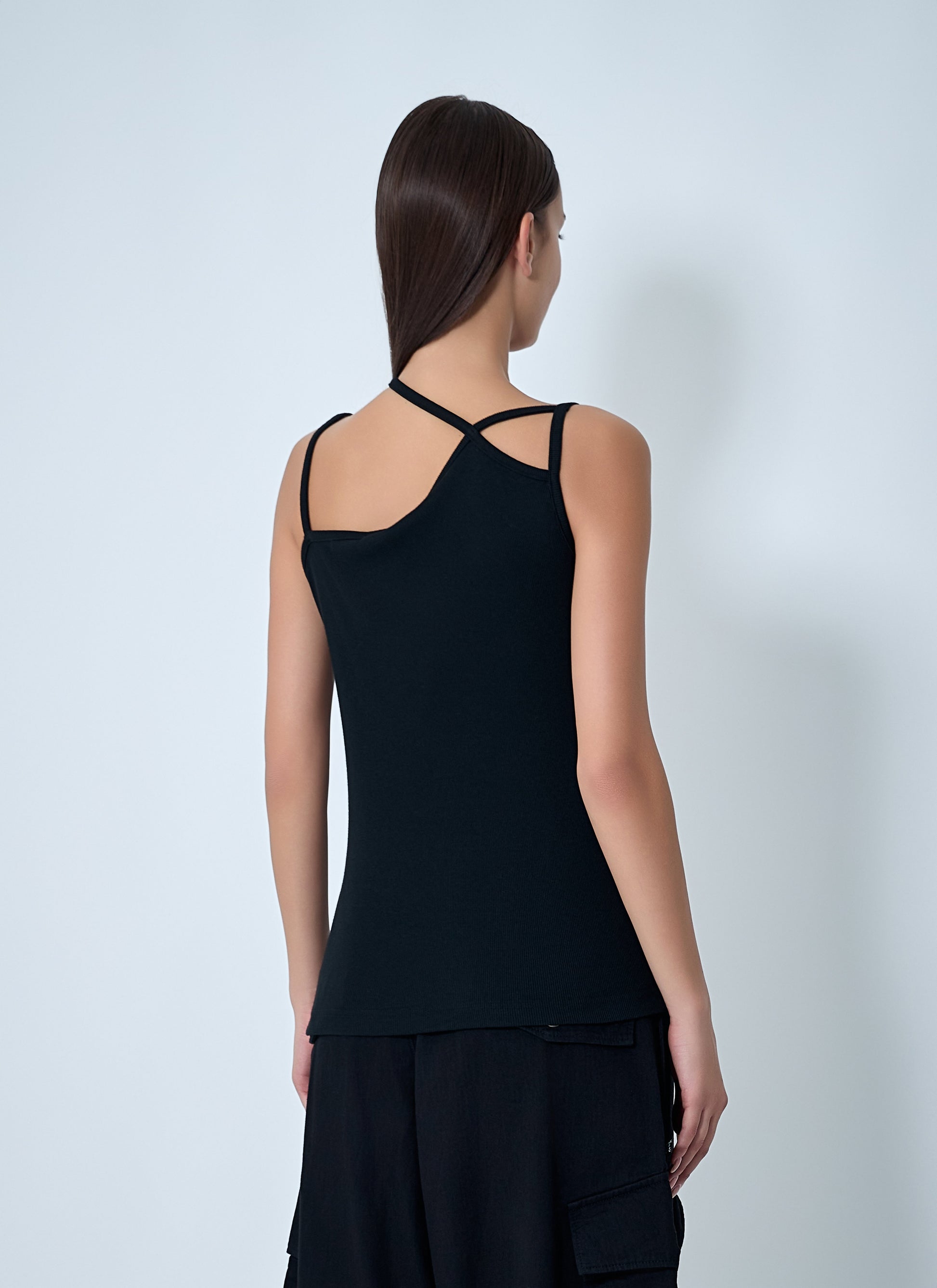 Yohji Yamamoto Women String Detail Camisole YOHJI YAMAMOTO
