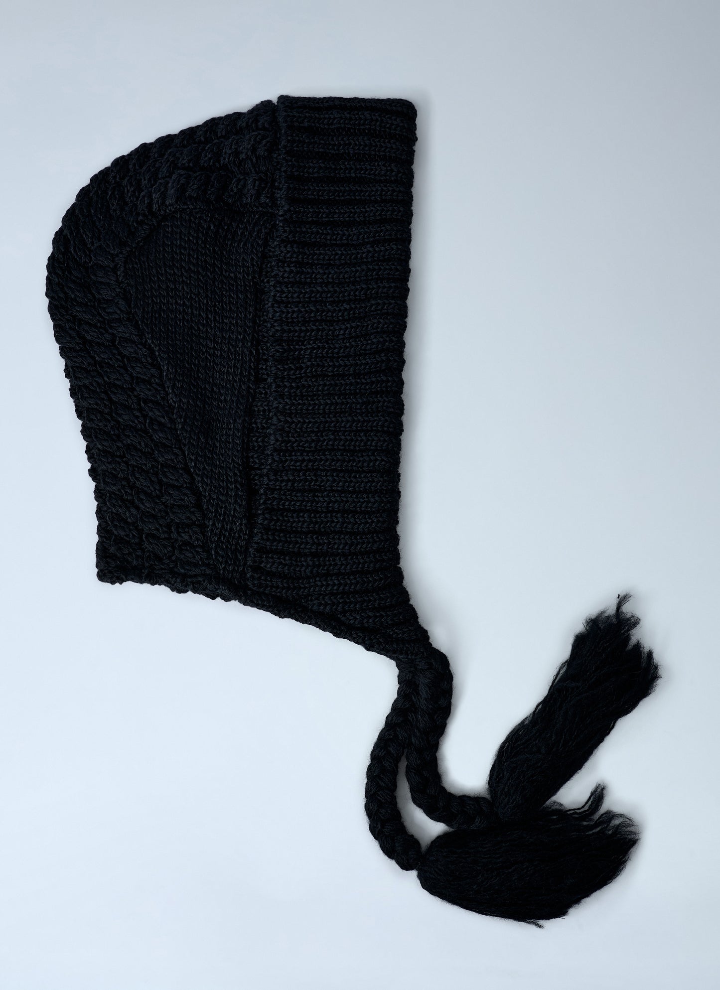 Yohji Yamamoto Women Aran Hooded Hat YOHJI YAMAMOTO