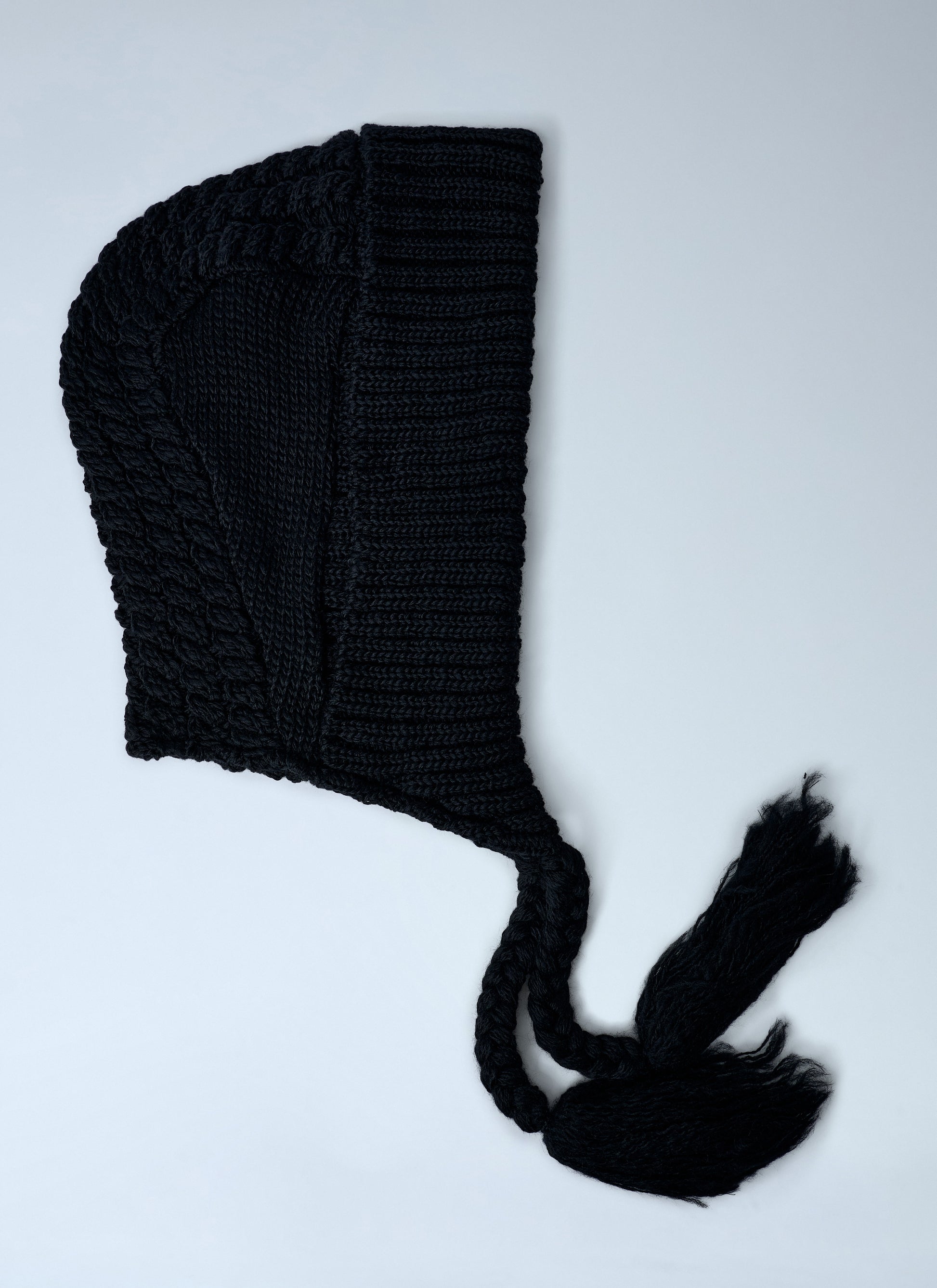 Yohji Yamamoto Women Aran Hooded Hat YOHJI YAMAMOTO