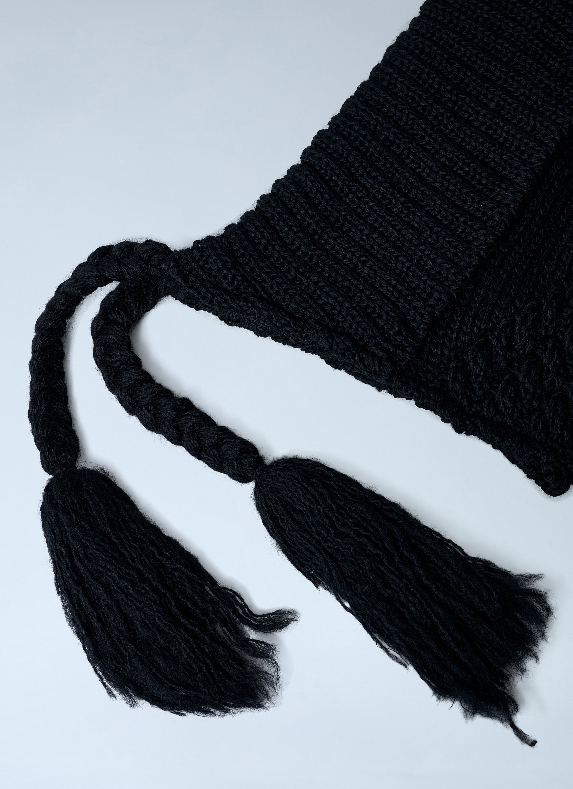 Yohji Yamamoto Women Aran Hooded Hat YOHJI YAMAMOTO