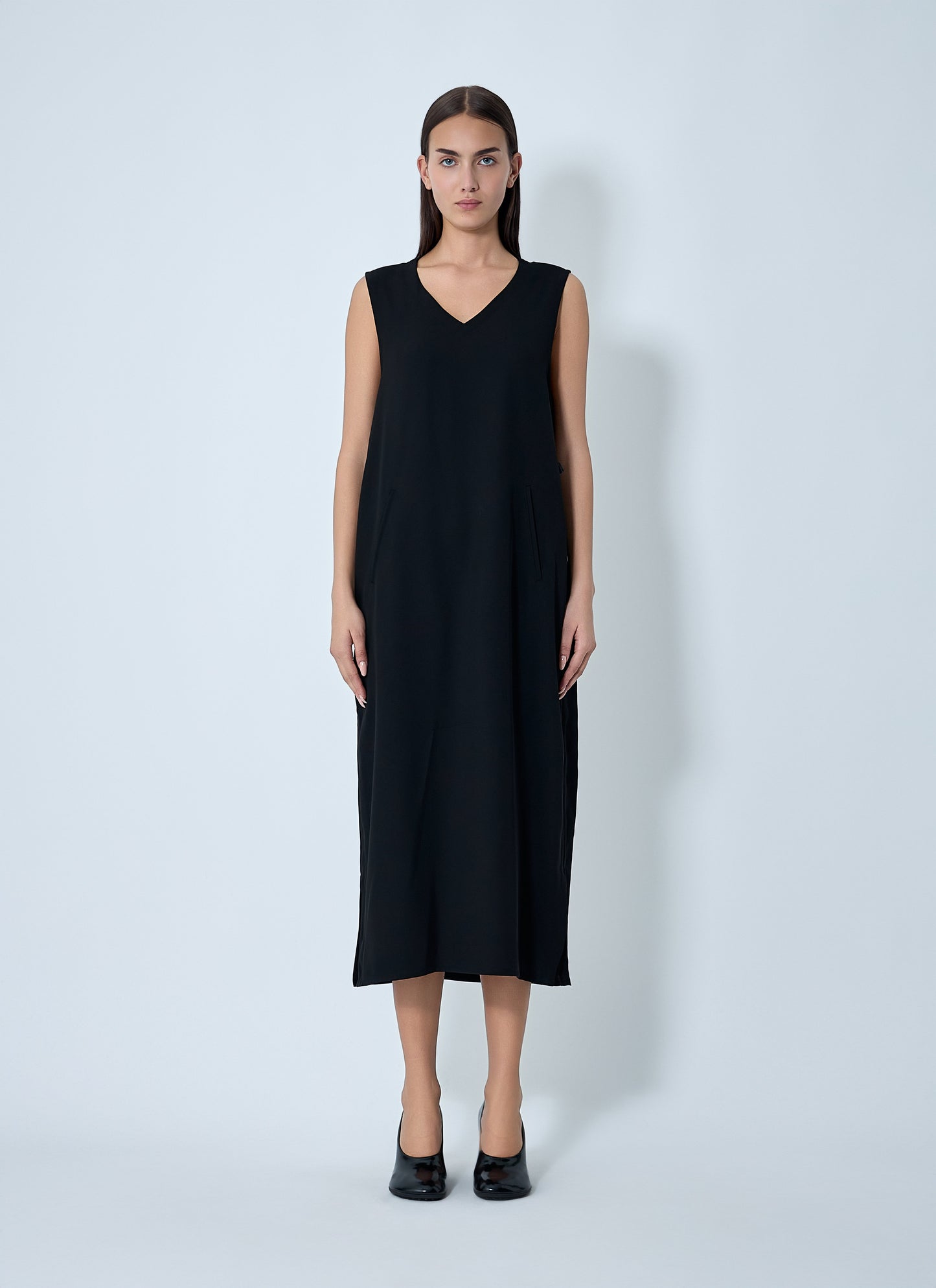 Yohji Yamamoto Women Double Knit Midi Dress YOHJI YAMAMOTO