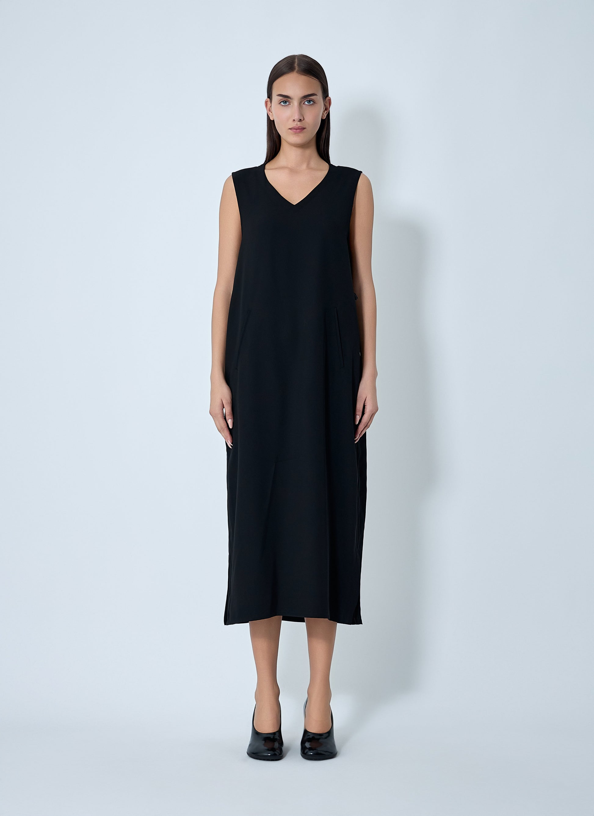 Yohji Yamamoto Women Double Knit Midi Dress YOHJI YAMAMOTO