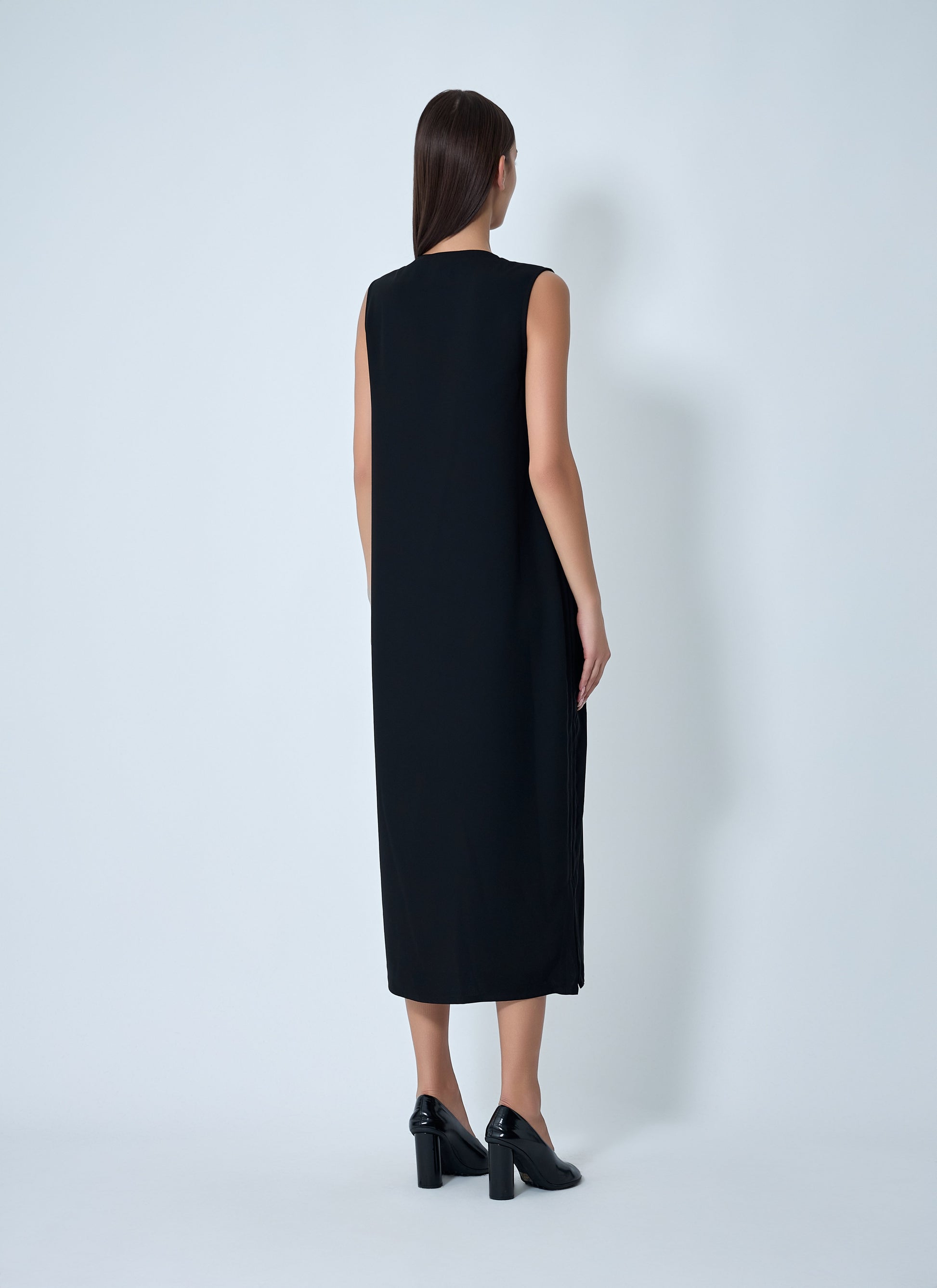 Yohji Yamamoto Women Double Knit Midi Dress YOHJI YAMAMOTO