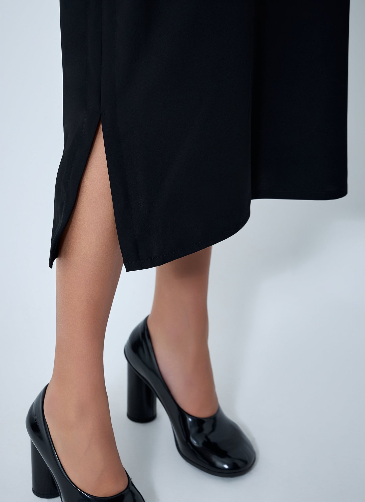 Yohji Yamamoto Women Double Knit Midi Dress YOHJI YAMAMOTO