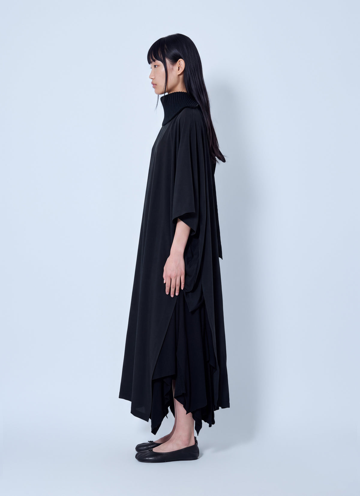 Yohji Yamamoto Women Knit Combi Kimono Coat YOHJI YAMAMOTO