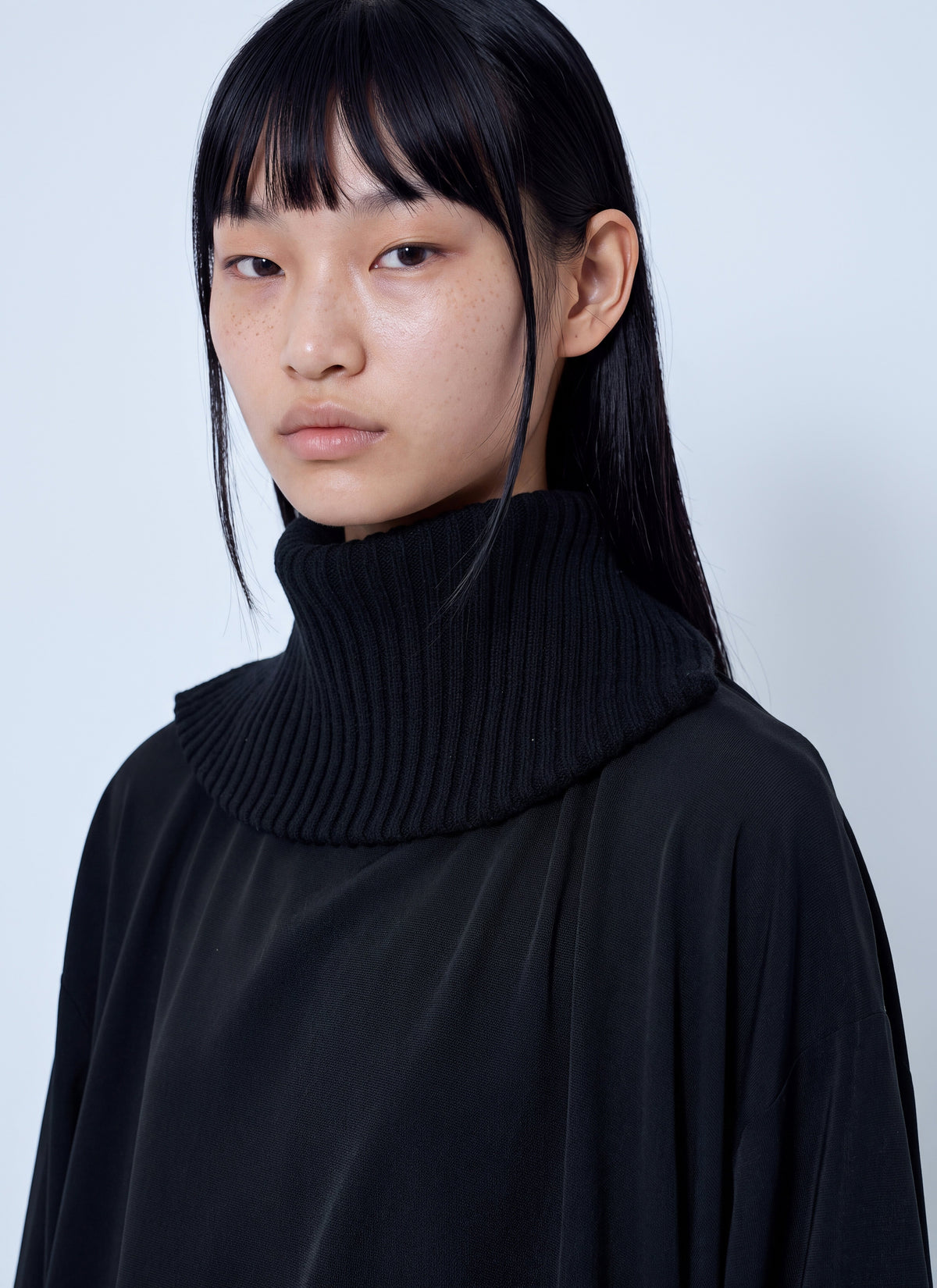Yohji Yamamoto Women Knit Combi Kimono Coat YOHJI YAMAMOTO
