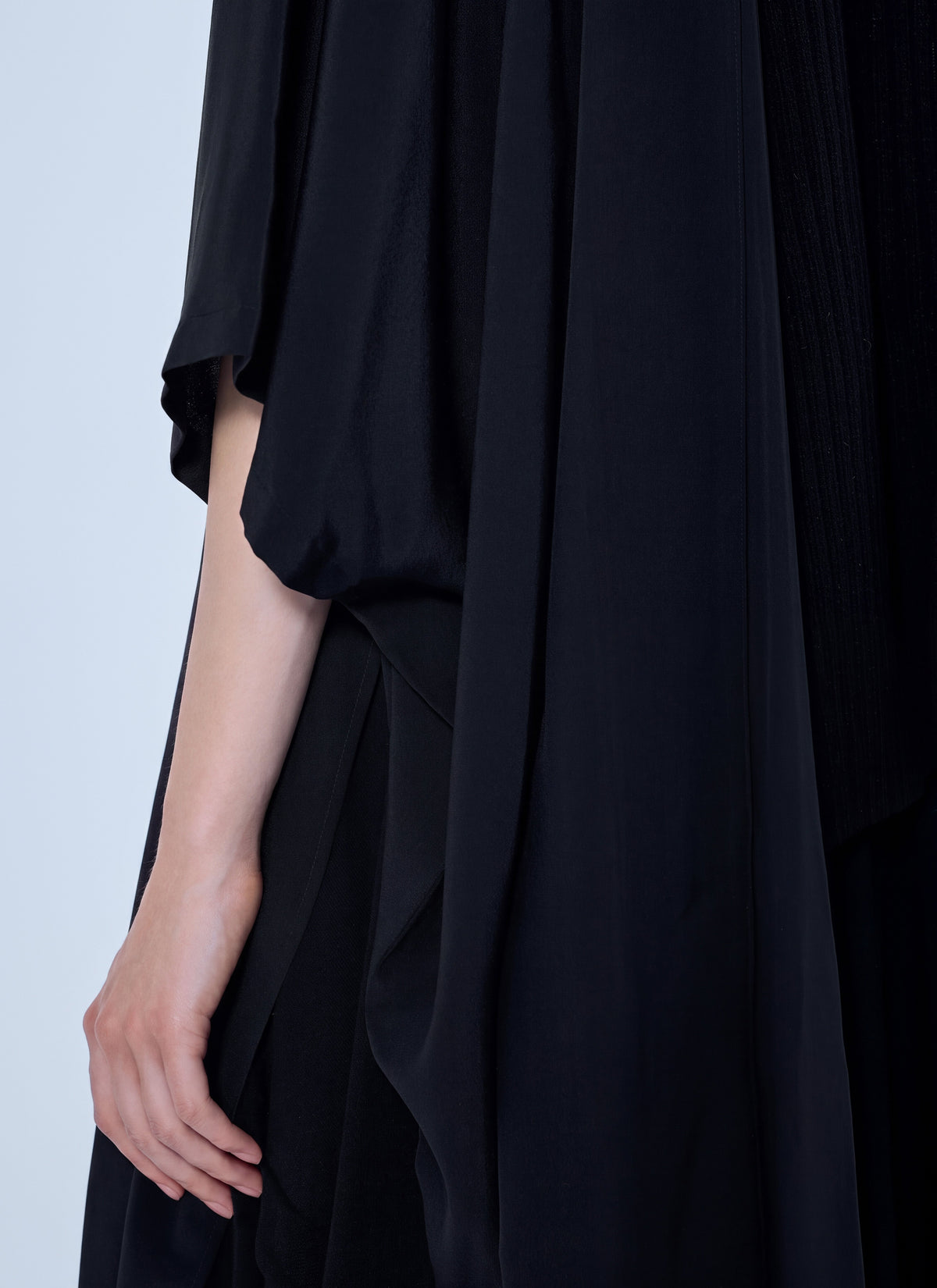 Yohji Yamamoto Women Knit Combi Kimono Coat YOHJI YAMAMOTO