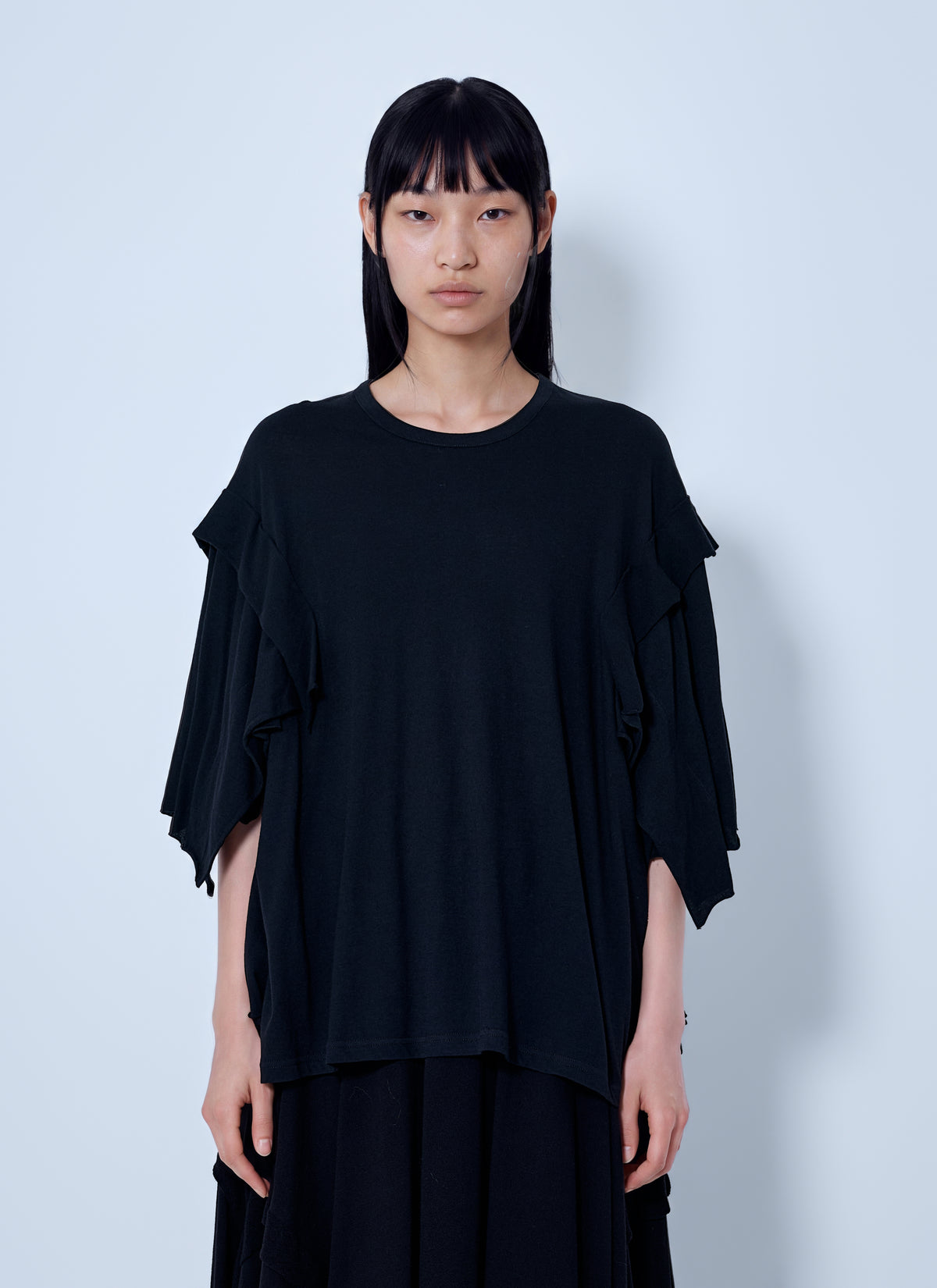Yohji Yamamoto Women Draped Long Sleeve T-Shirt YOHJI YAMAMOTO