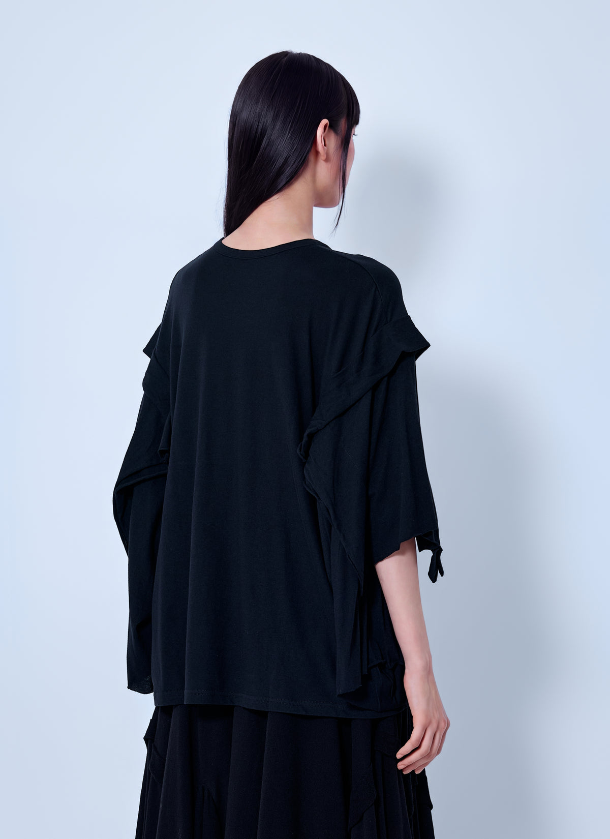 Yohji Yamamoto Women Draped Long Sleeve T-Shirt YOHJI YAMAMOTO