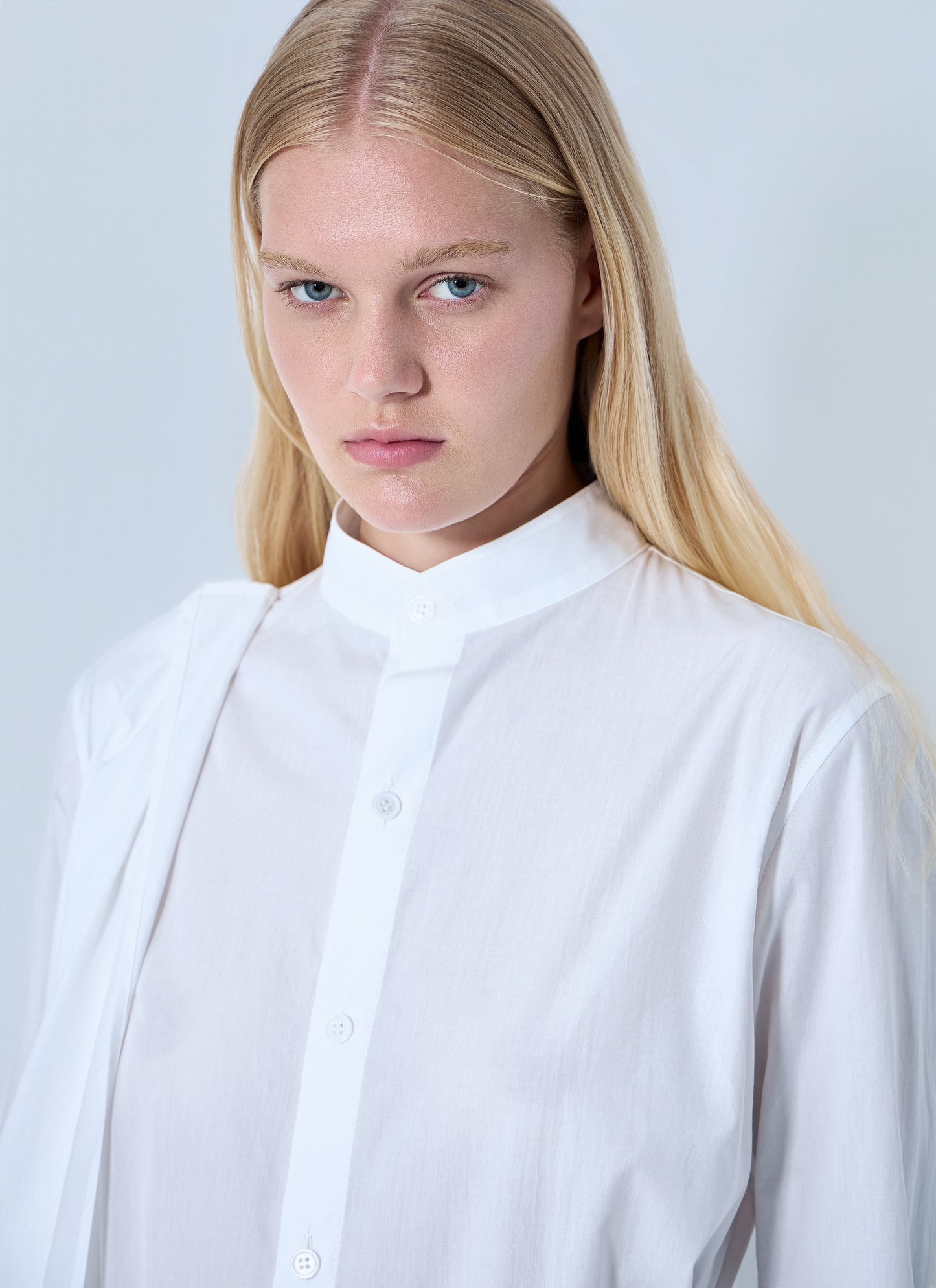Yohji Yamamoto Women Draped Blouse YOHJI YAMAMOTO