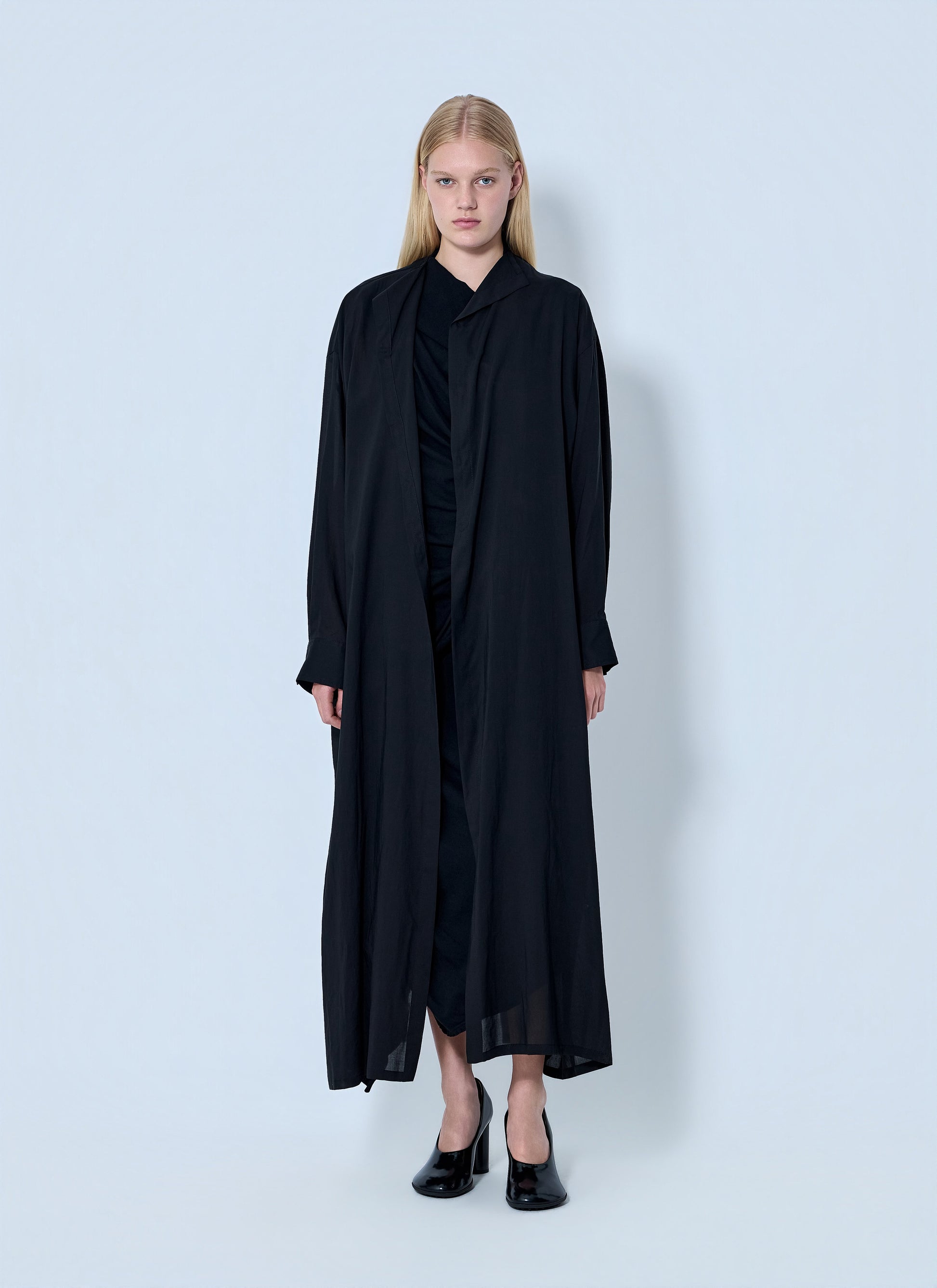 Yohji Yamamoto Women Backside Slit Long Coat YOHJI YAMAMOTO