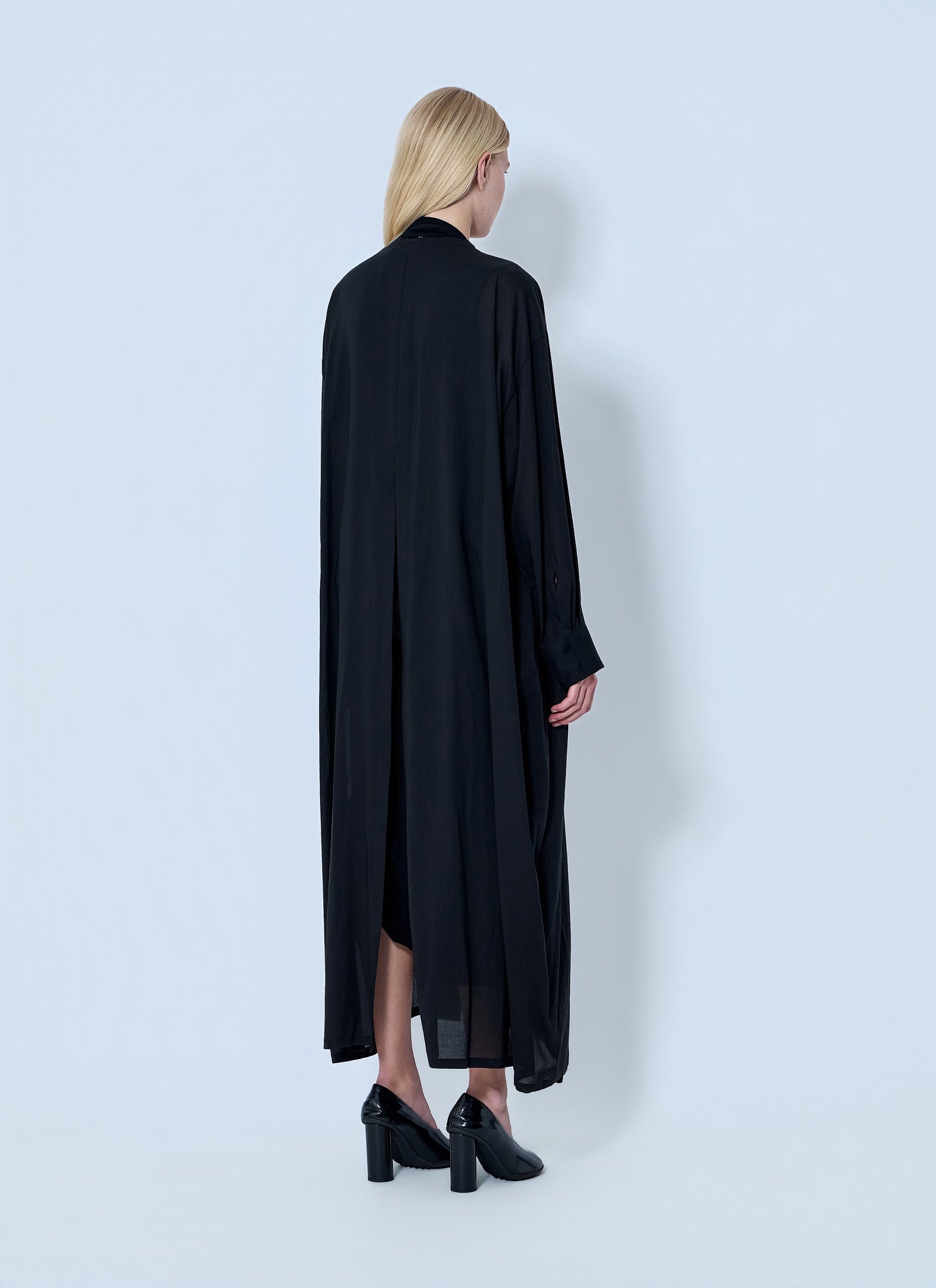 Yohji Yamamoto Women Backside Slit Long Coat YOHJI YAMAMOTO