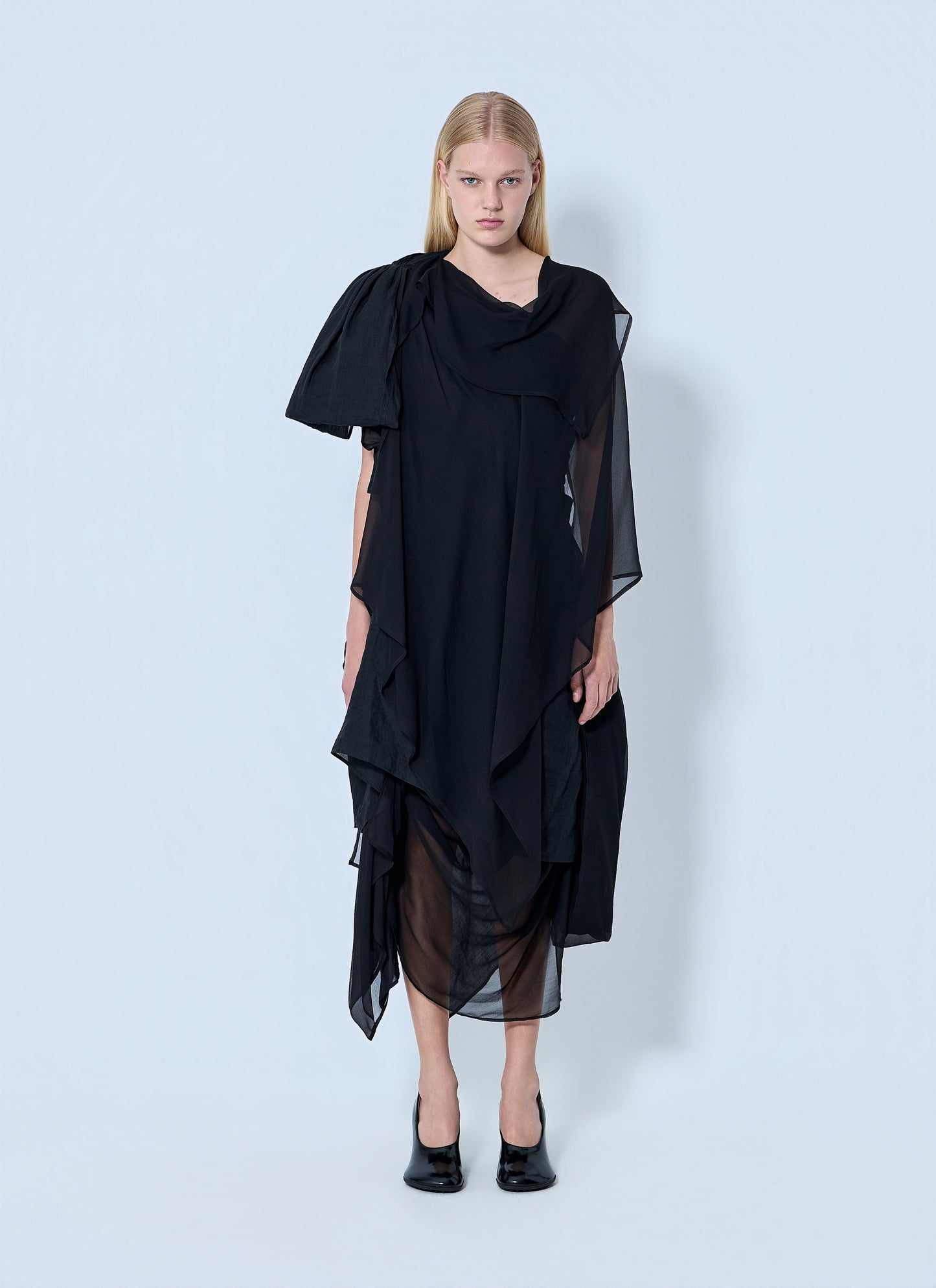 Yohji Yamamoto Women Asymmetric Layered Dress
