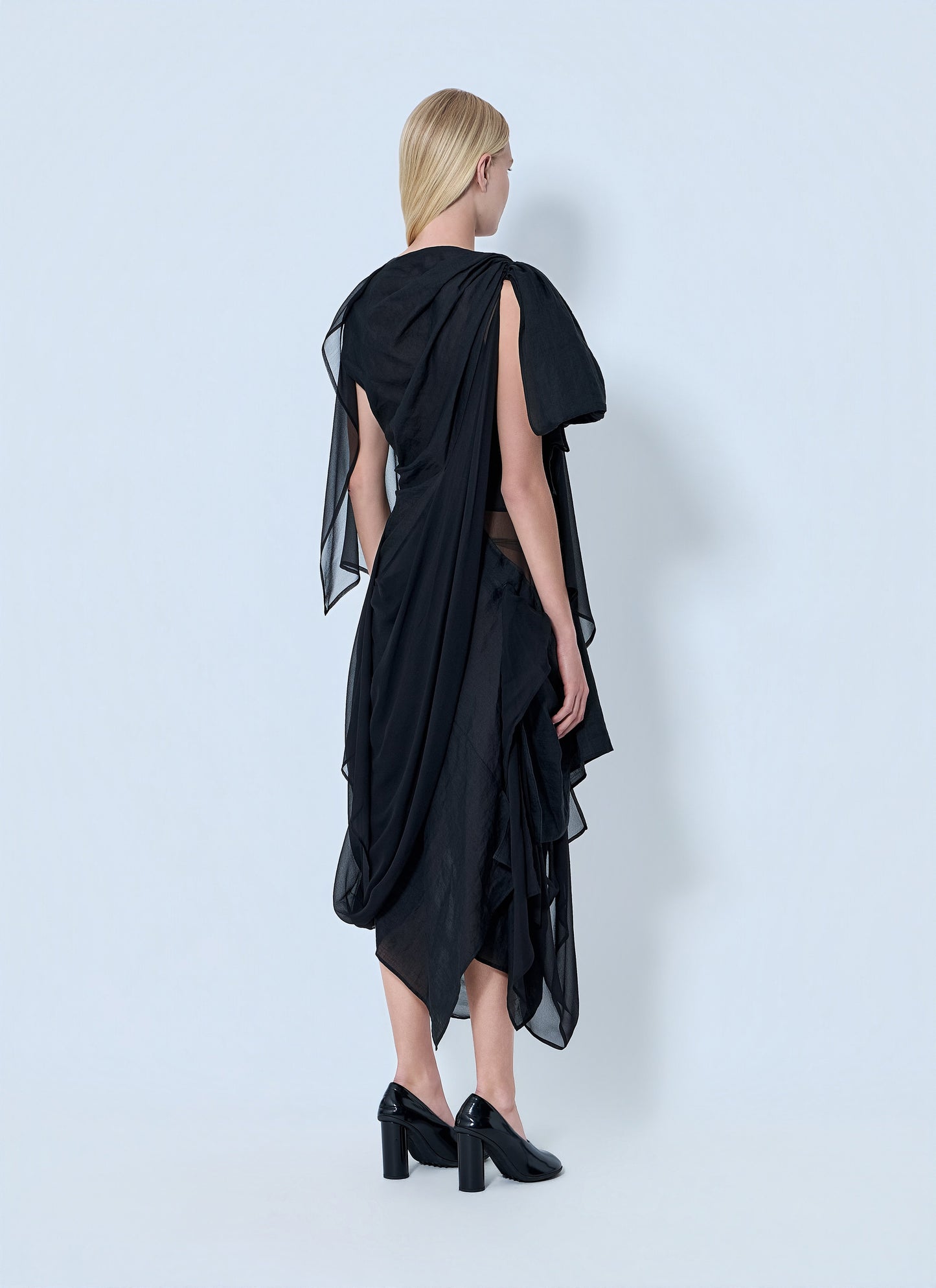 Yohji Yamamoto Women Asymmetric Layered Dress