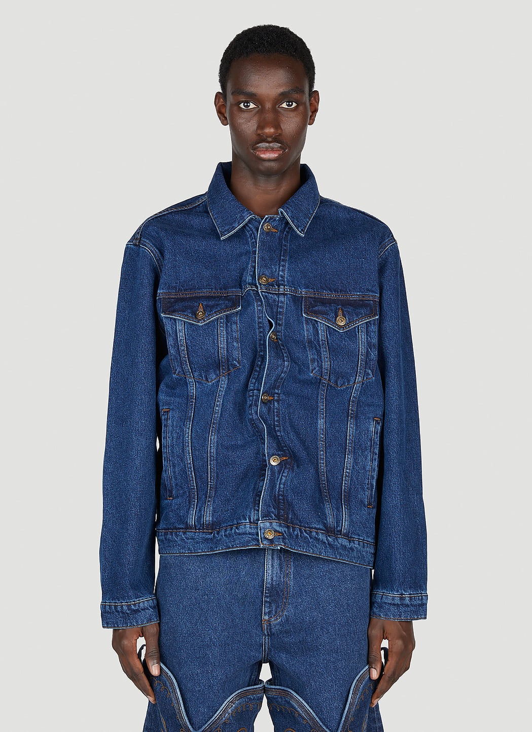 Y/Project Men Wire Denim Jacket Y PROJECT
