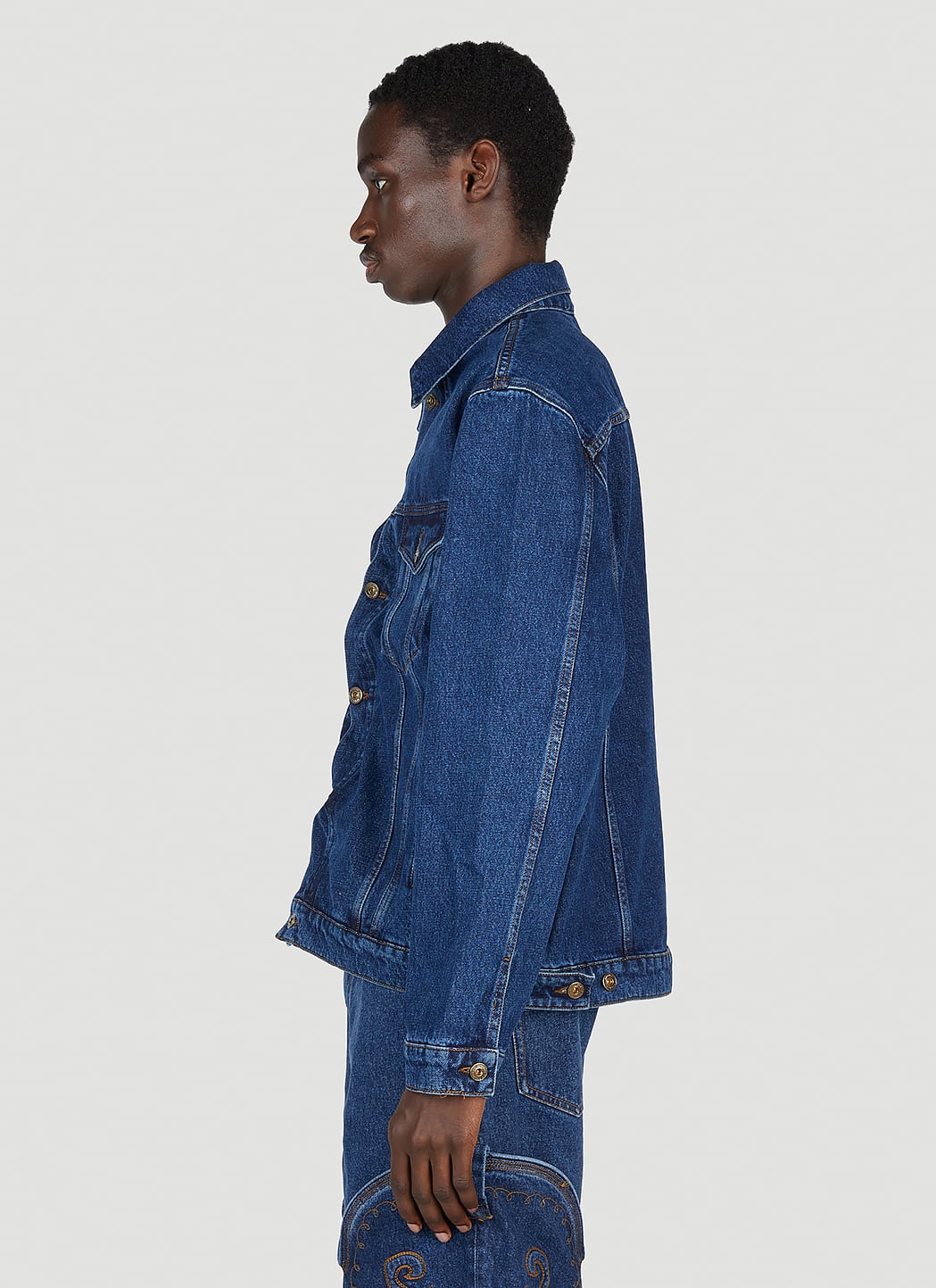 Y/Project Men Wire Denim Jacket Y PROJECT