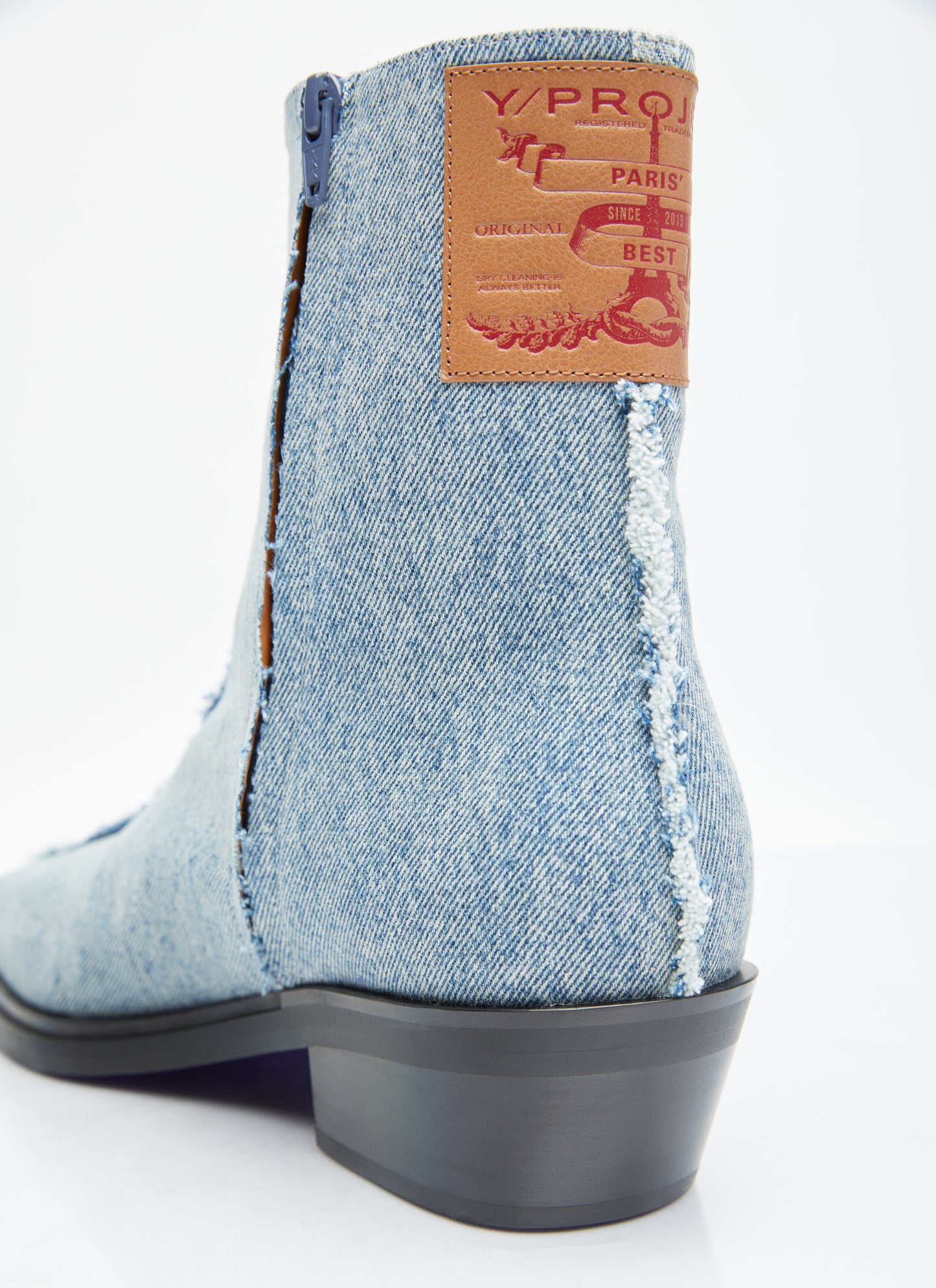 Y/Project Men Denim Ankle Boots Y PROJECT