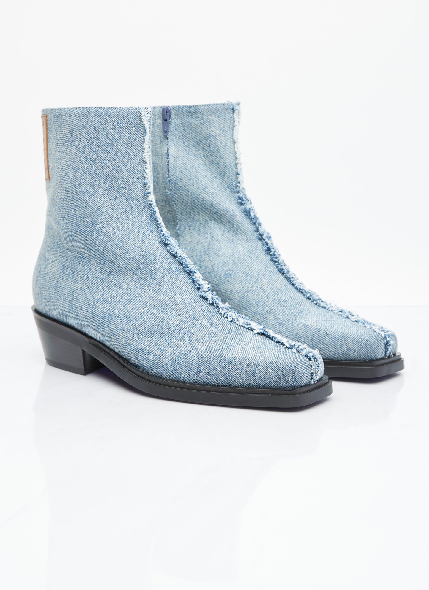 Y/Project Men Denim Ankle Boots Y PROJECT