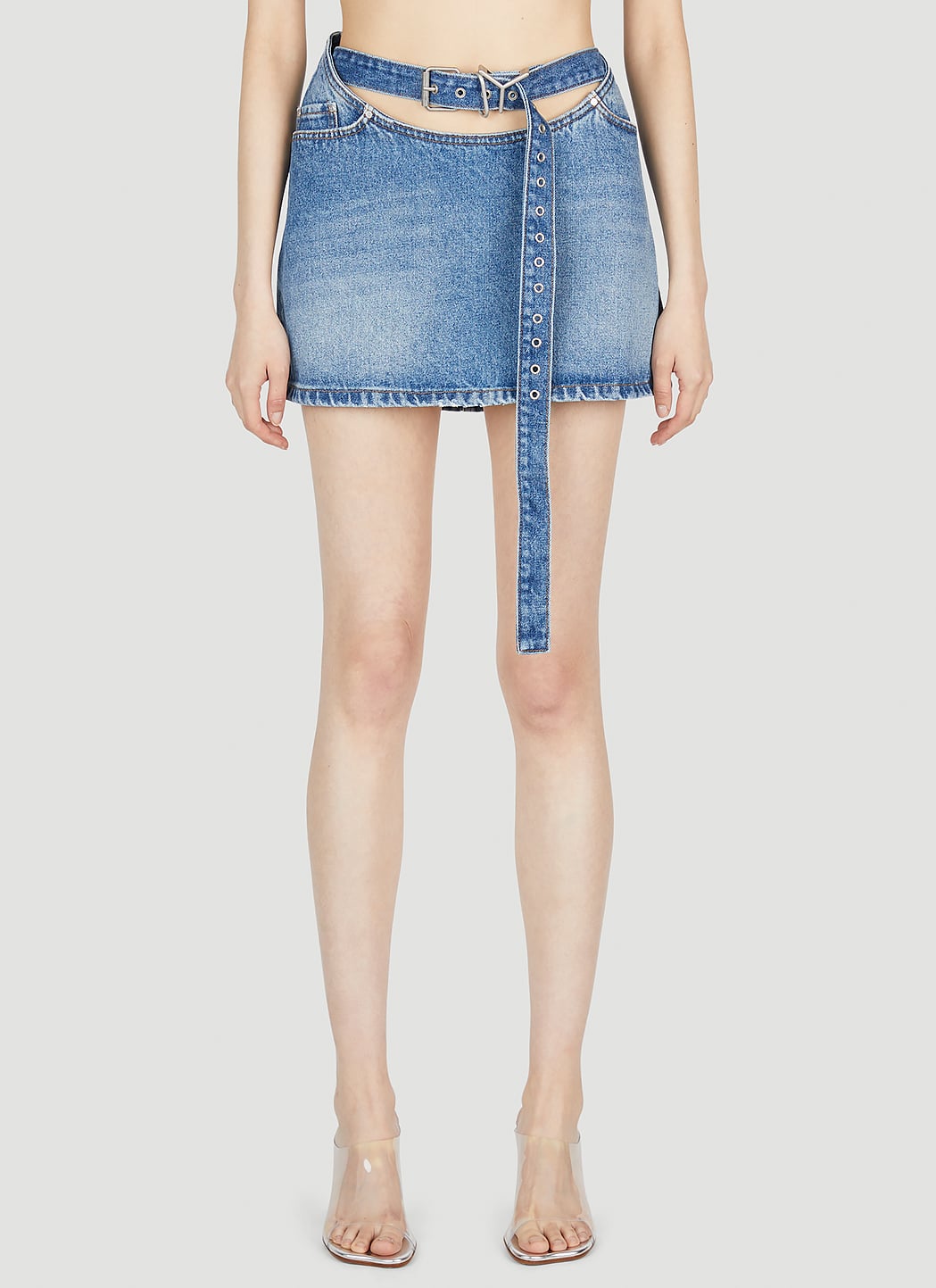 Y/Project Women Belt Arc Skirt Y PROJECT