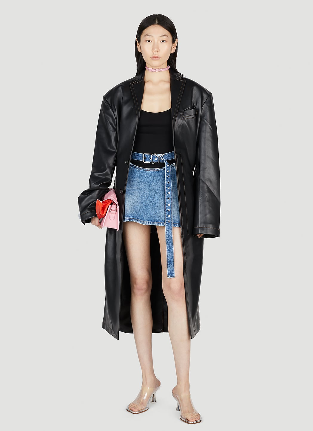 Y/Project Women Belt Arc Skirt Y PROJECT