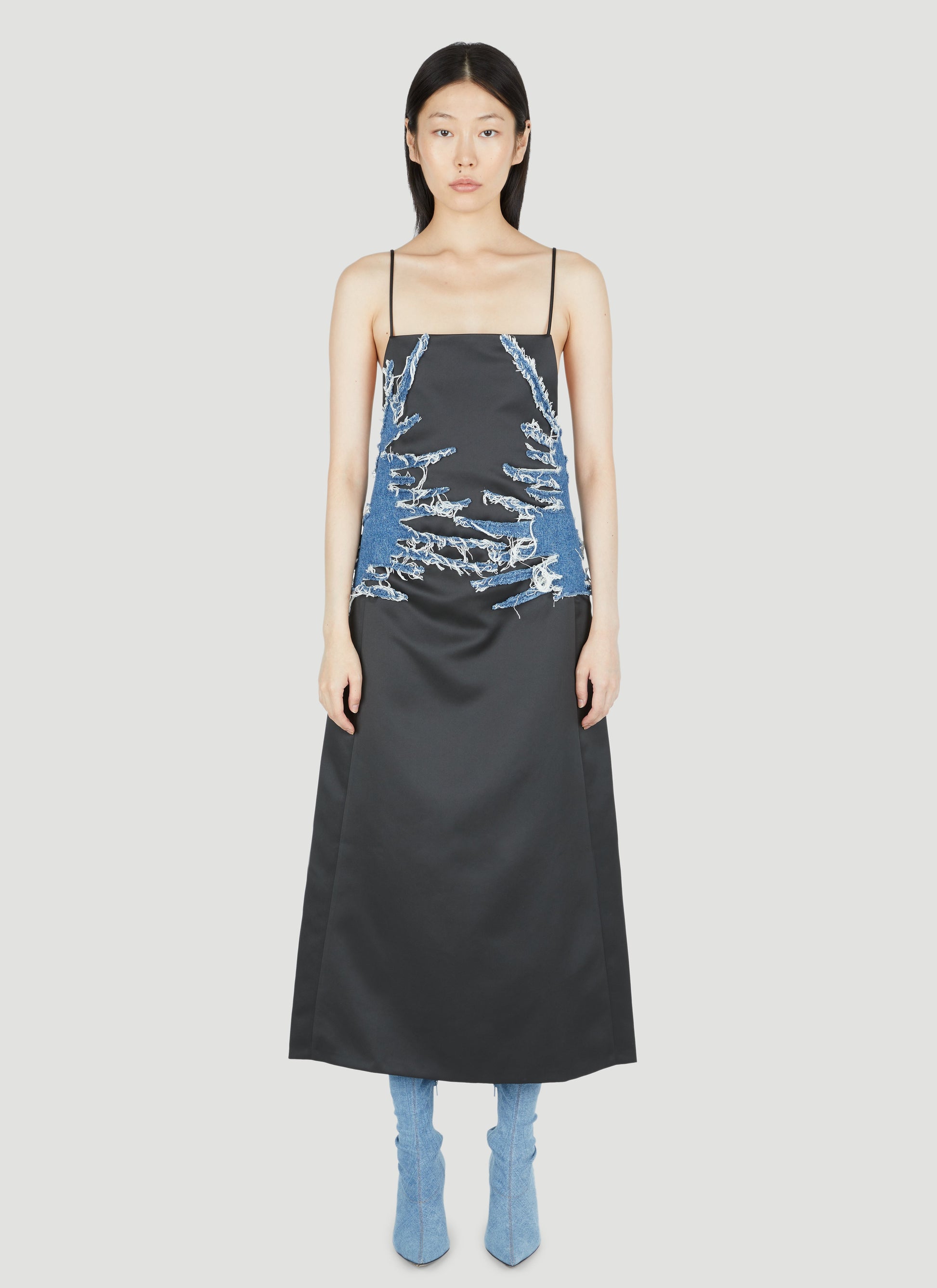 Y/Project Women Satin Whisker Dress Y PROJECT