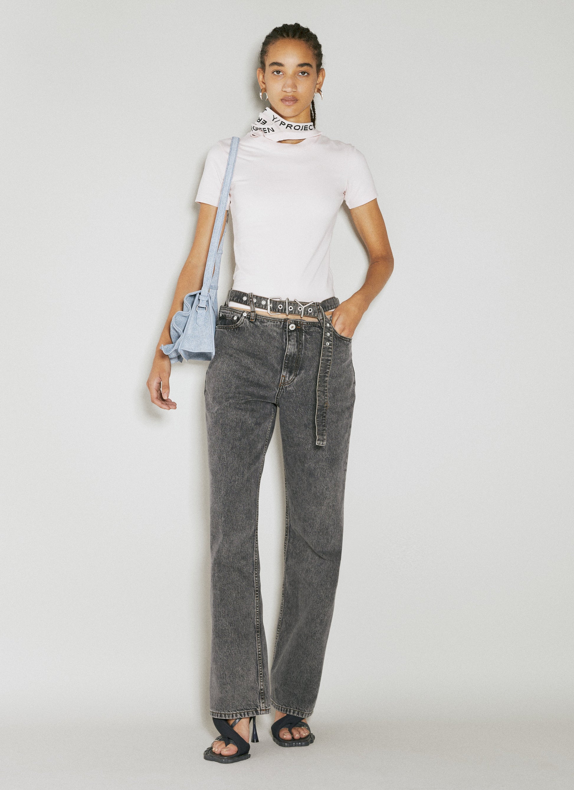 Y/Project Women Triple Collar Fitted T-Shirt Y PROJECT