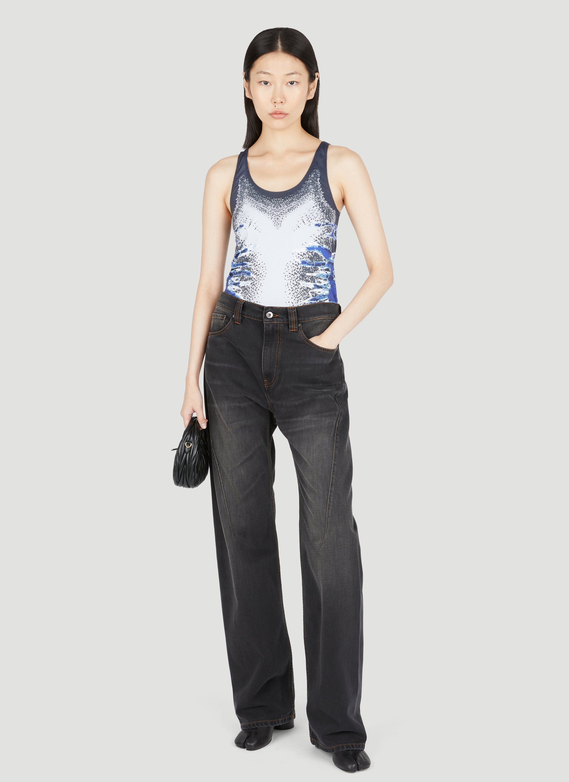 Y/Project Women Whisker Print Tank Top Y PROJECT